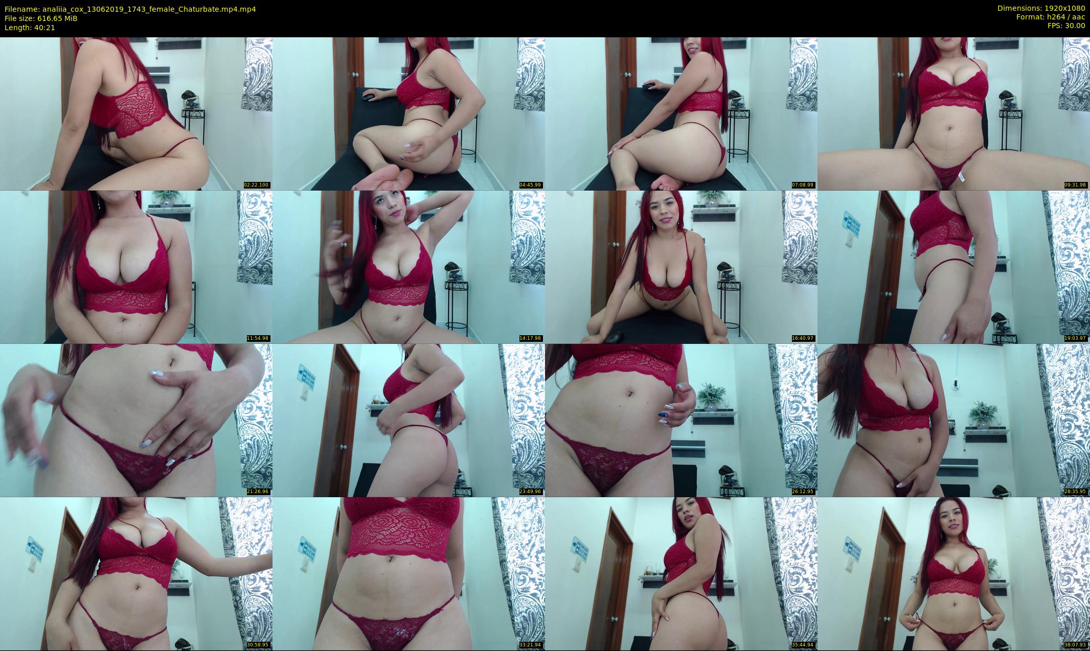 analiia_cox — 41 minute Chaturbate female cam show recording, 1080p, Jun 13, 2019