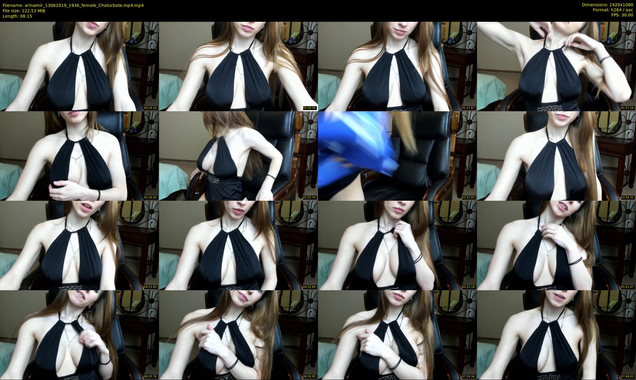arinamir — 9 minute Chaturbate female cam show recording, 1080p, Jun 13, 2019
