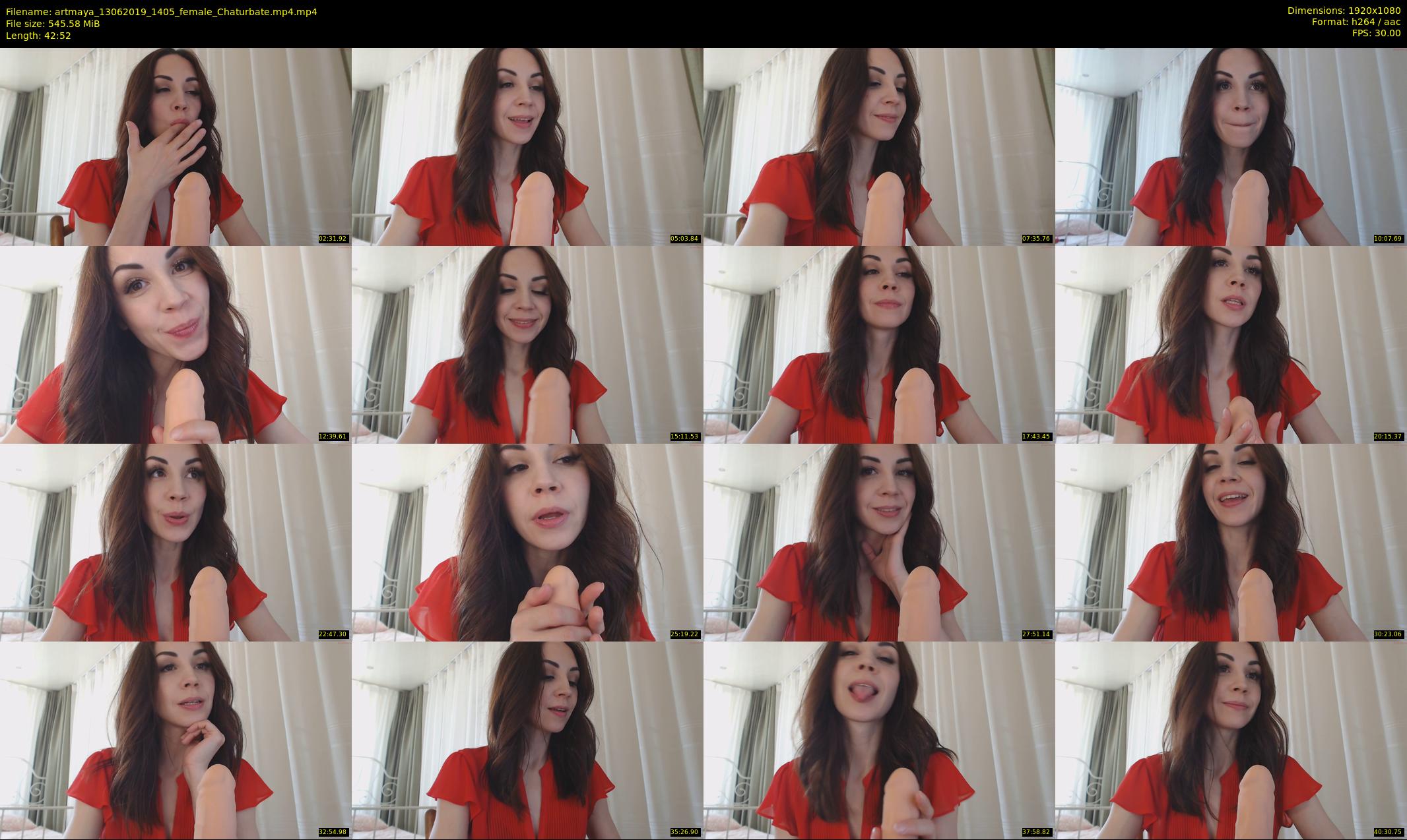 artmaya — 43 minute Chaturbate female cam show recording, 1080p, Jun 13, 2019