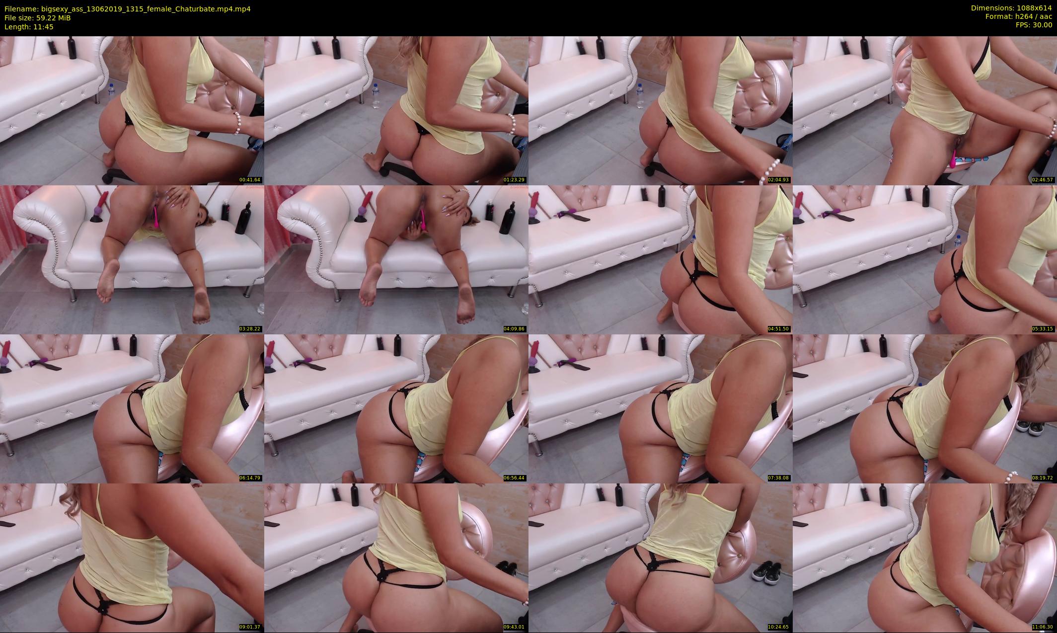 bigsexy_ass — 12 minute Chaturbate female cam show recording, 480p, Jun 13, 2019