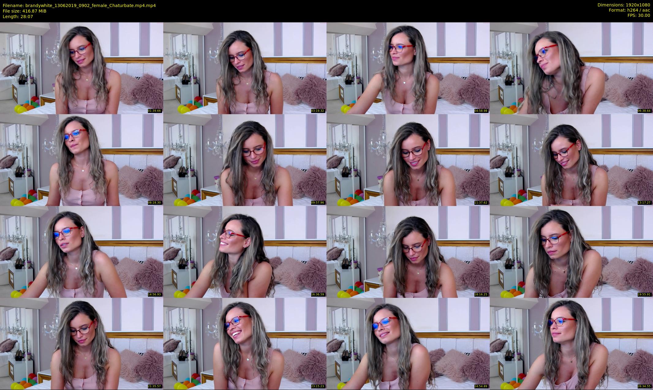 brandywhite — 29 minute Chaturbate female cam show recording, 1080p, Jun 13, 2019