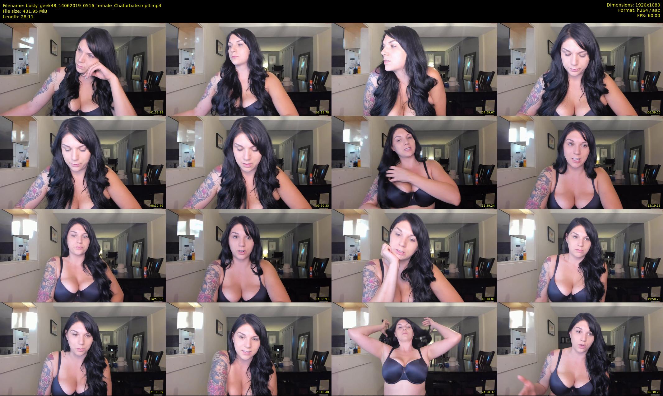 busty_geek48 — 29 minute Chaturbate female cam show recording, 1080p, Jun 14, 2019