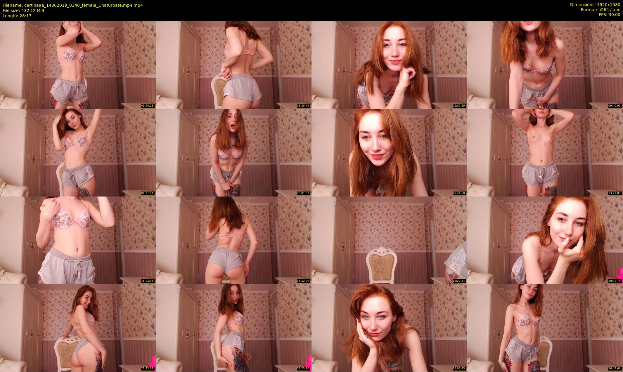 certinaaa — 29 minute Chaturbate female cam show recording, 1080p, Jun 14, 2019