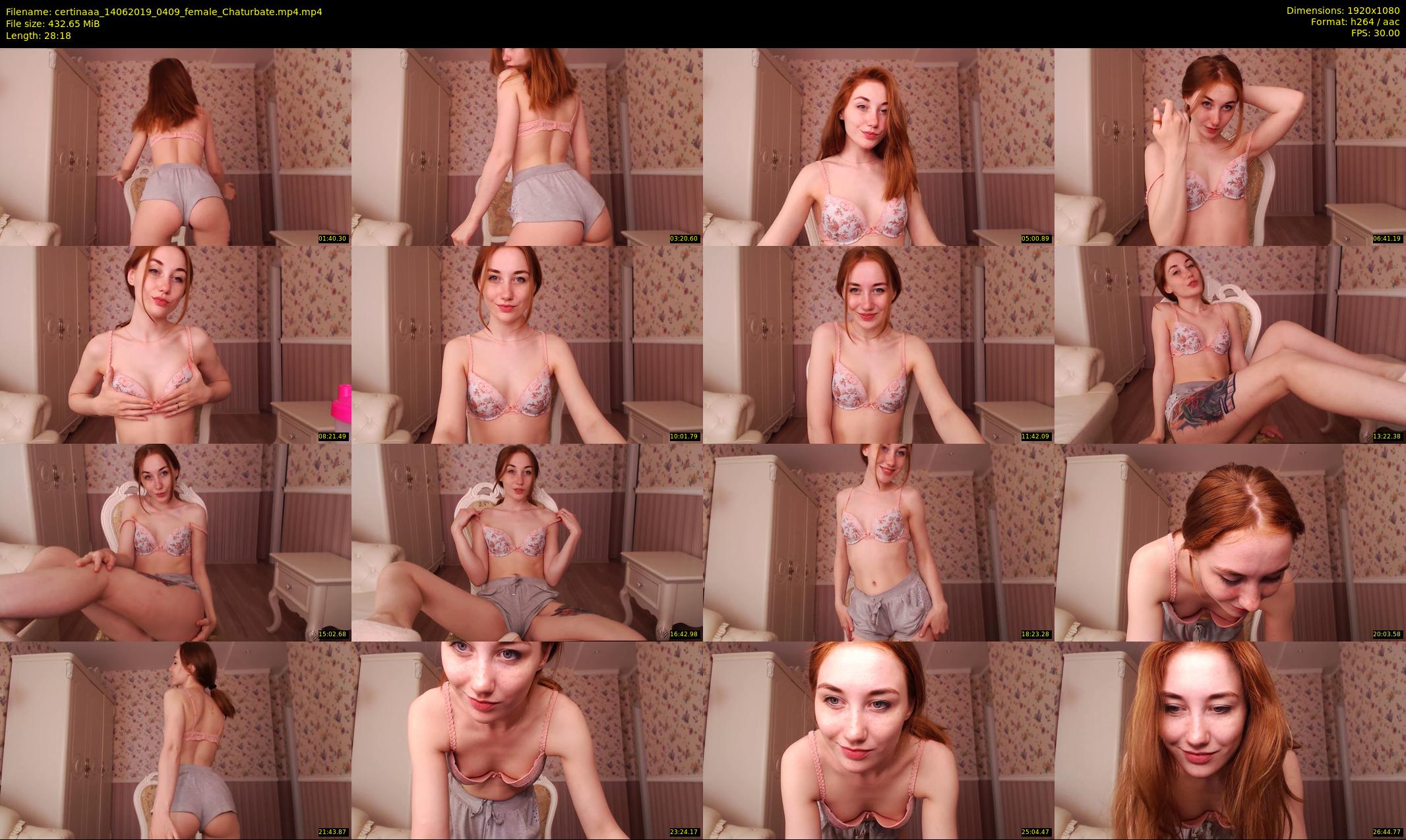 certinaaa — 29 minute Chaturbate female cam show recording, 1080p, Jun 14, 2019