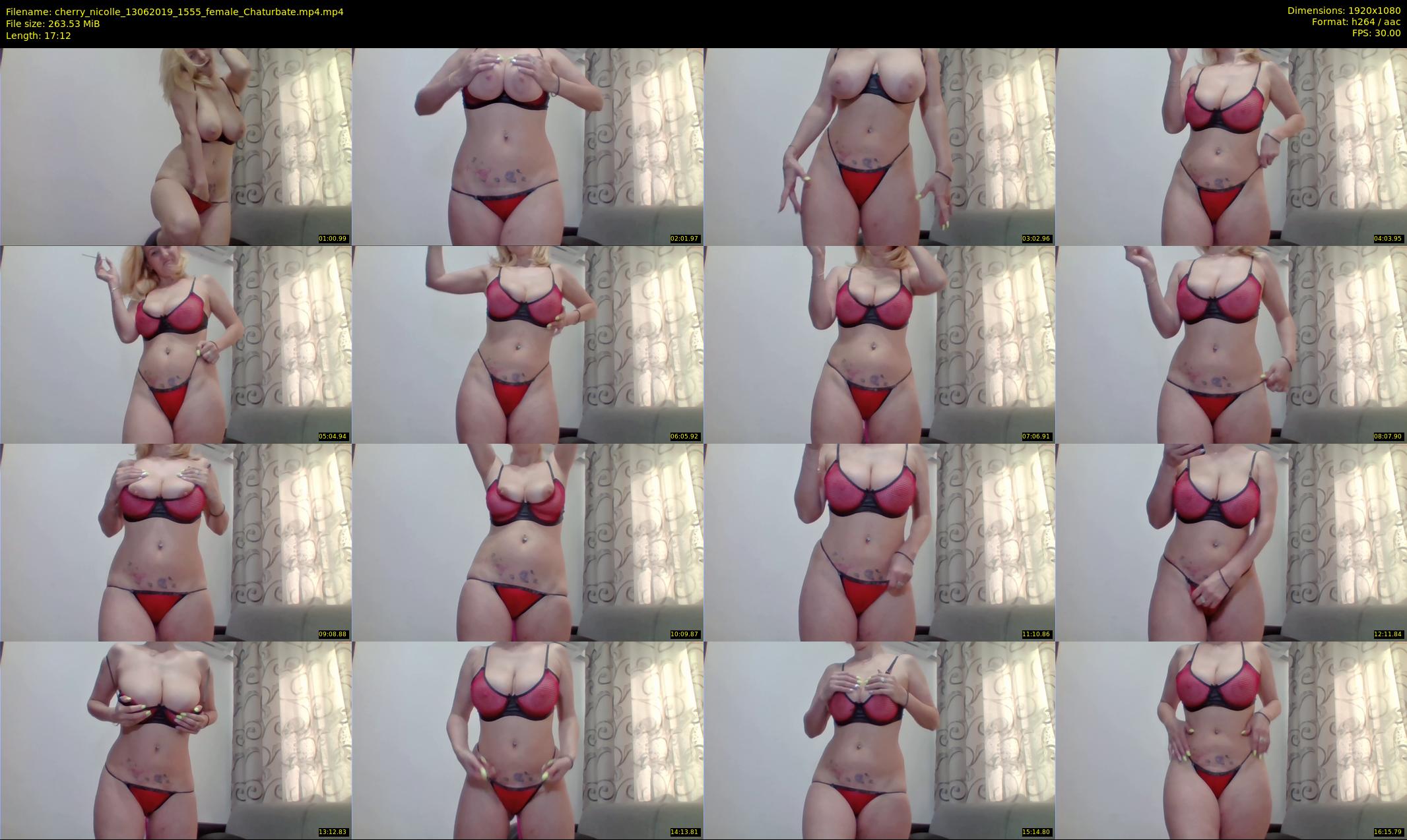 cherry_nicolle — 18 minute Chaturbate female cam show recording, 1080p, Jun 13, 2019