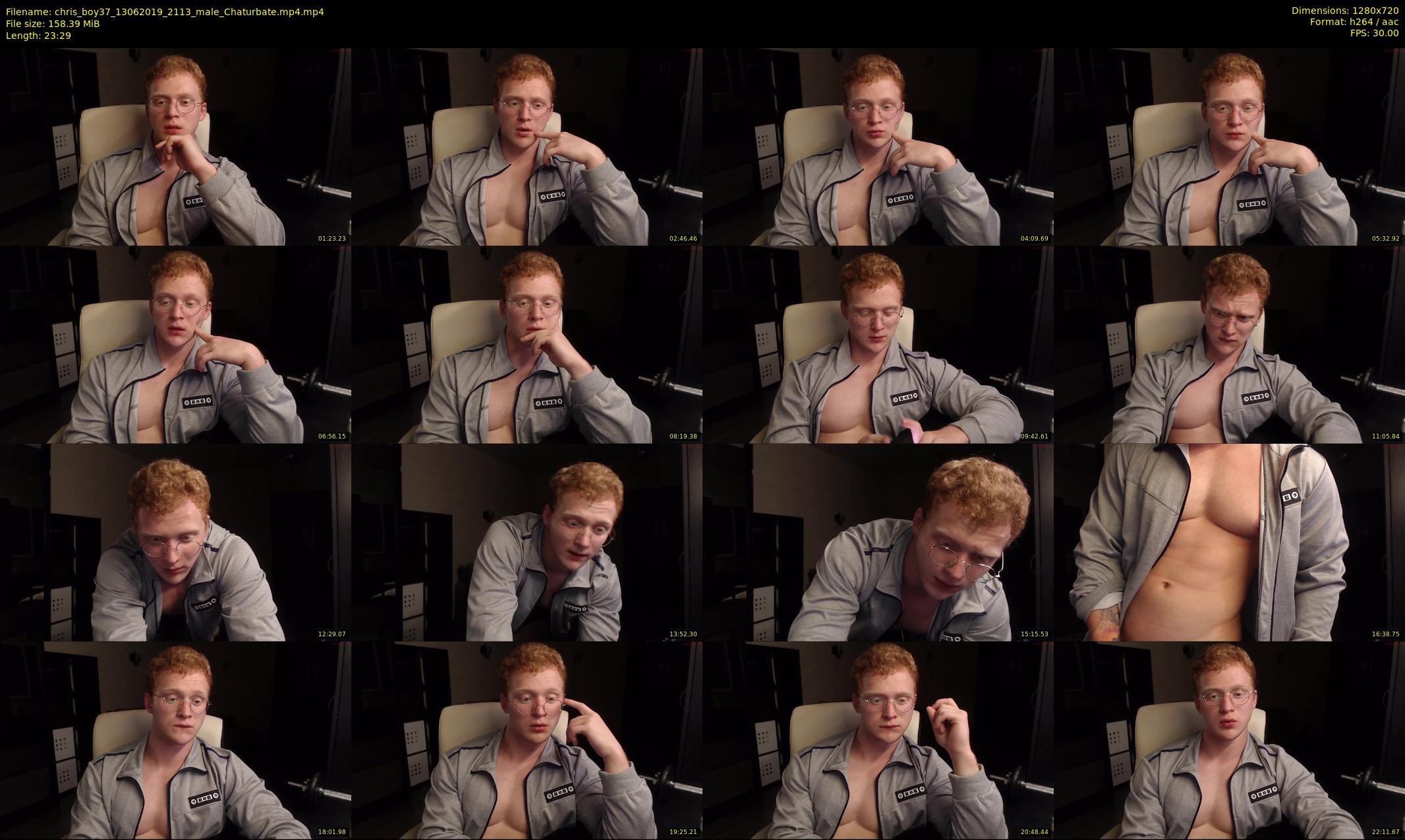 chris_boy37 — 24 minute Chaturbate male cam show recording, 720p, Jun 13, 2019