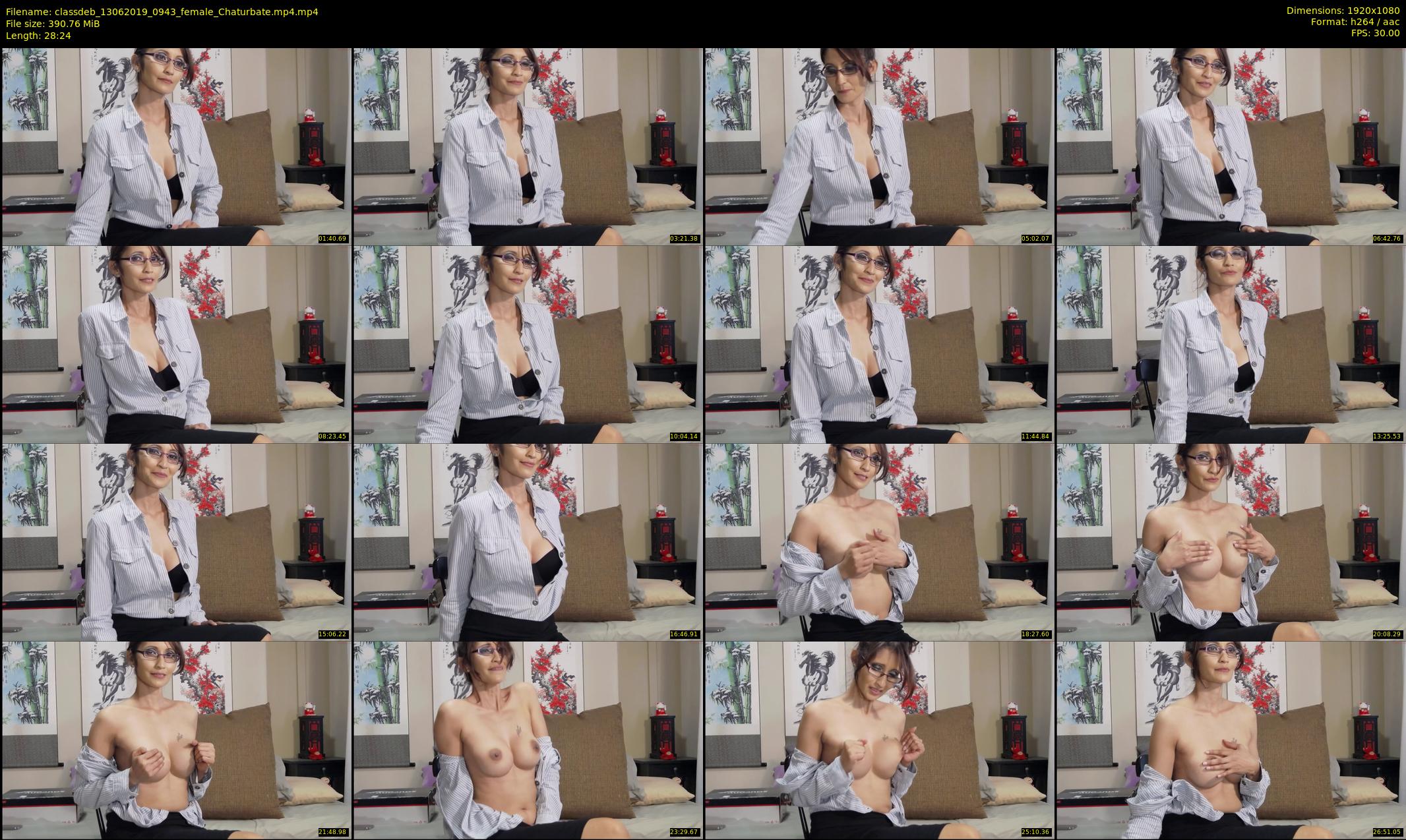 classdeb — 29 minute Chaturbate female cam show recording, 1080p, Jun 13, 2019