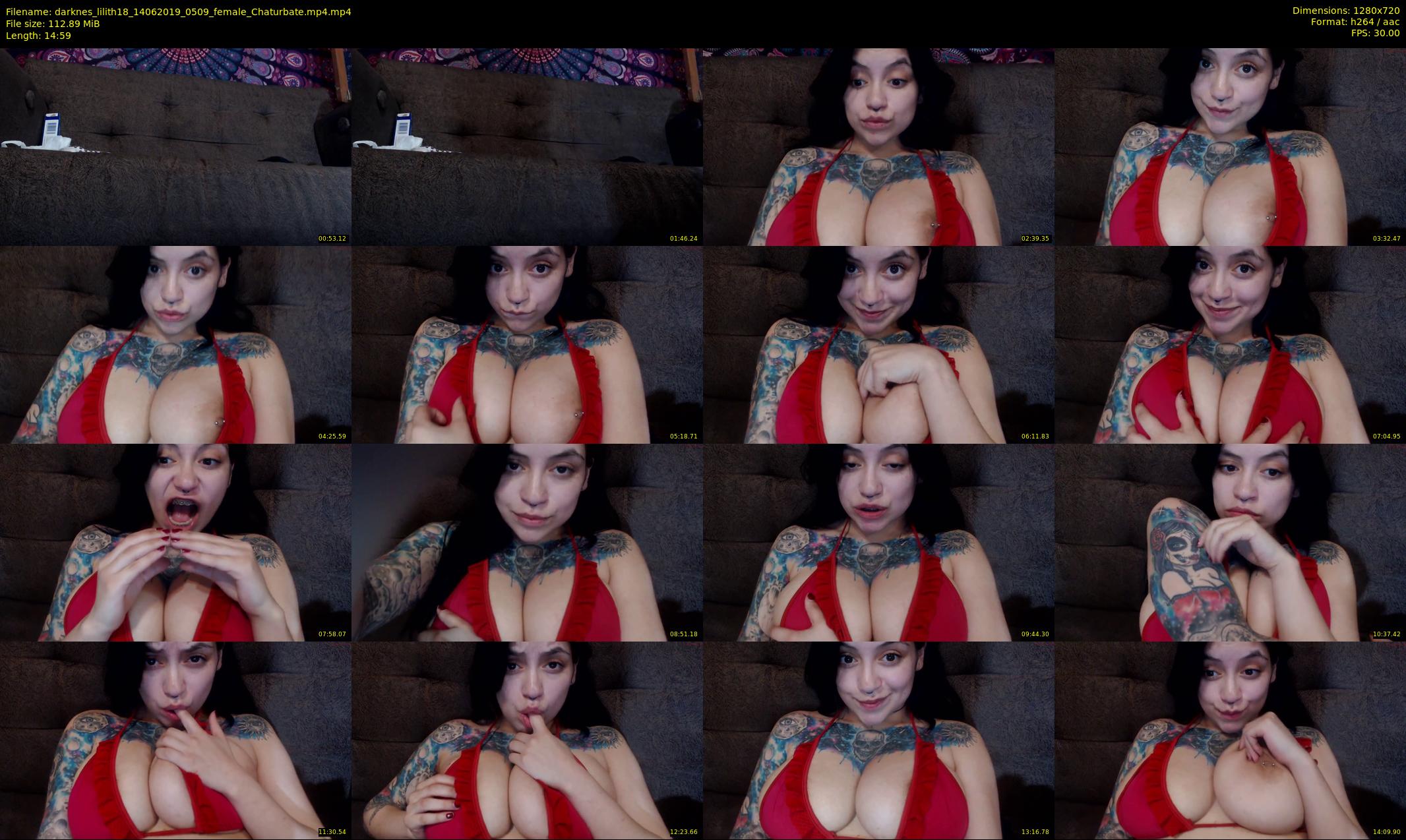 darknes_lilith18 — 15 minute Chaturbate female cam show recording, 720p, Jun 14, 2019