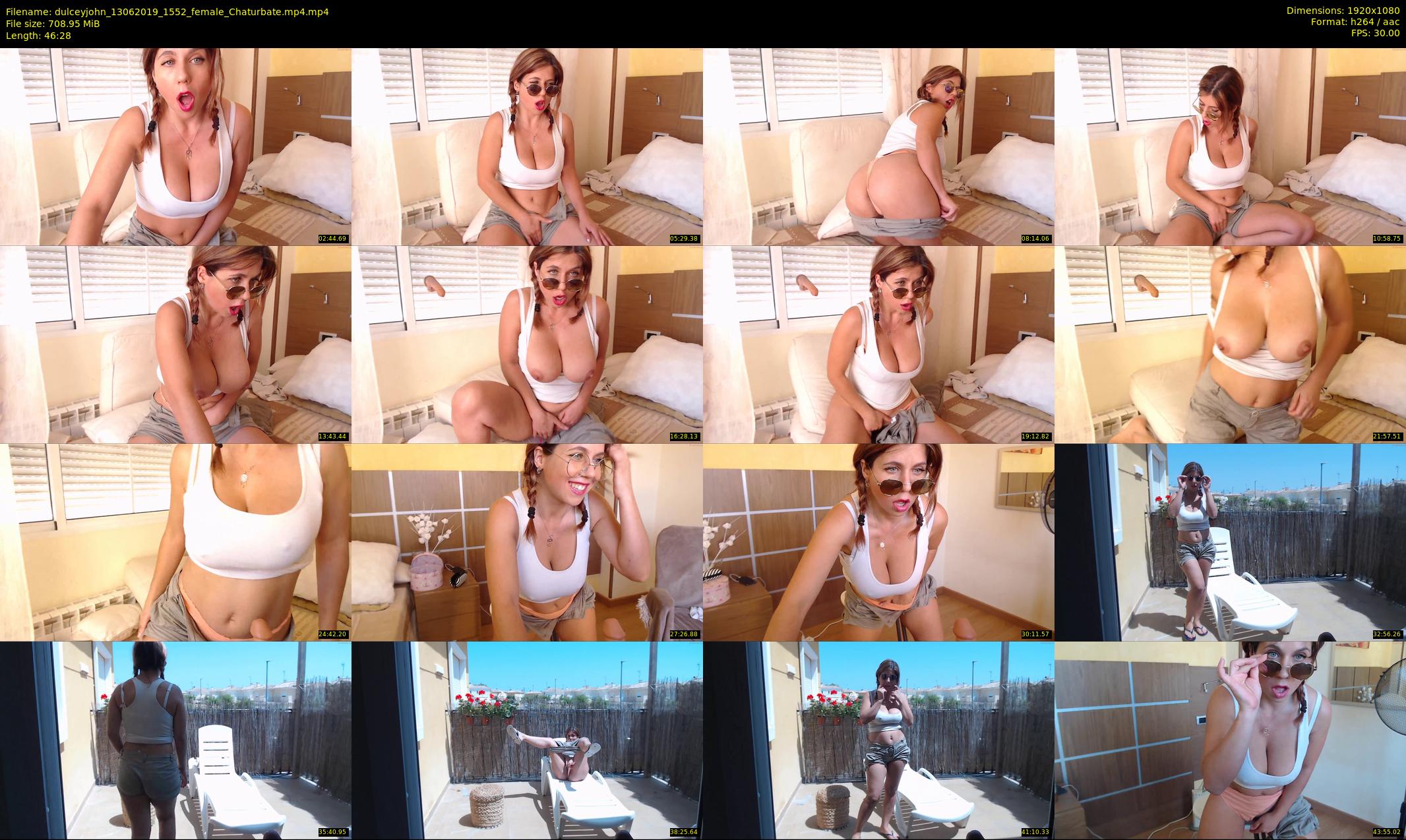 dulceyjohn — 47 minute Chaturbate female cam show recording, 1080p, Jun 13, 2019