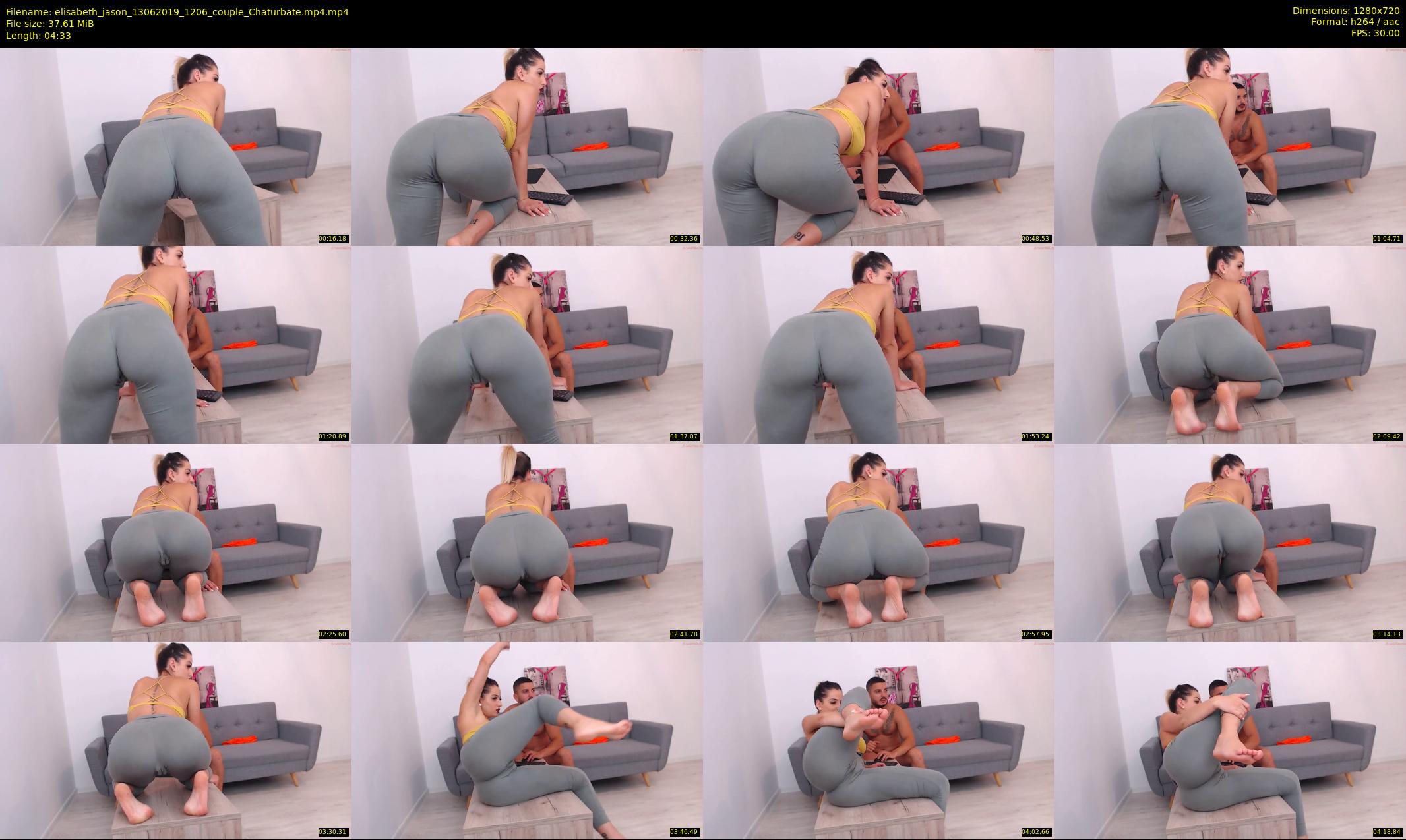 elisabeth_jason — 5 minute Chaturbate couple cam show recording, 720p, Jun 13, 2019