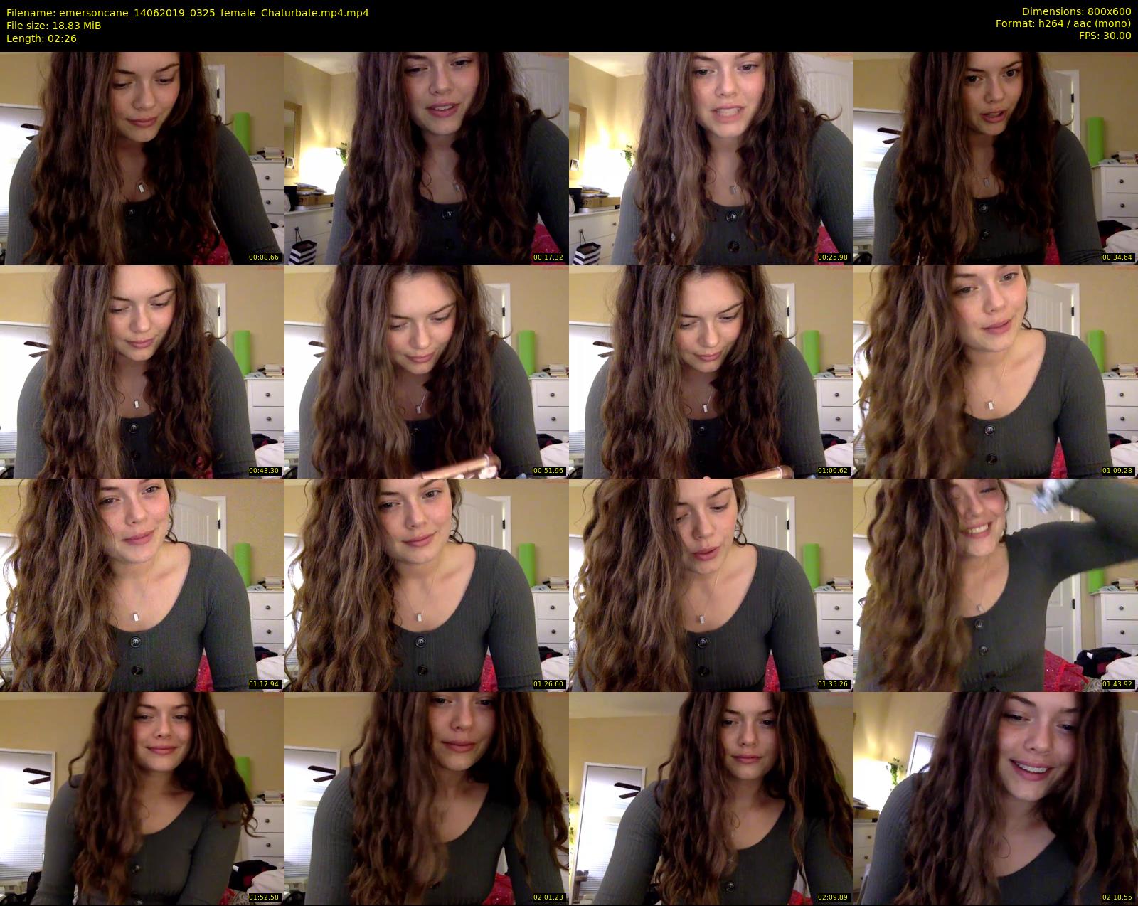 emersoncane — 3 minute Chaturbate female cam show recording, 480p, Jun 14, 2019