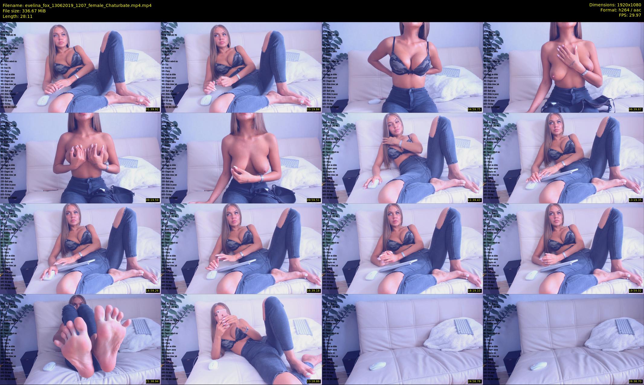 evelina_fox — 29 minute Chaturbate female cam show recording, 1080p, Jun 13, 2019