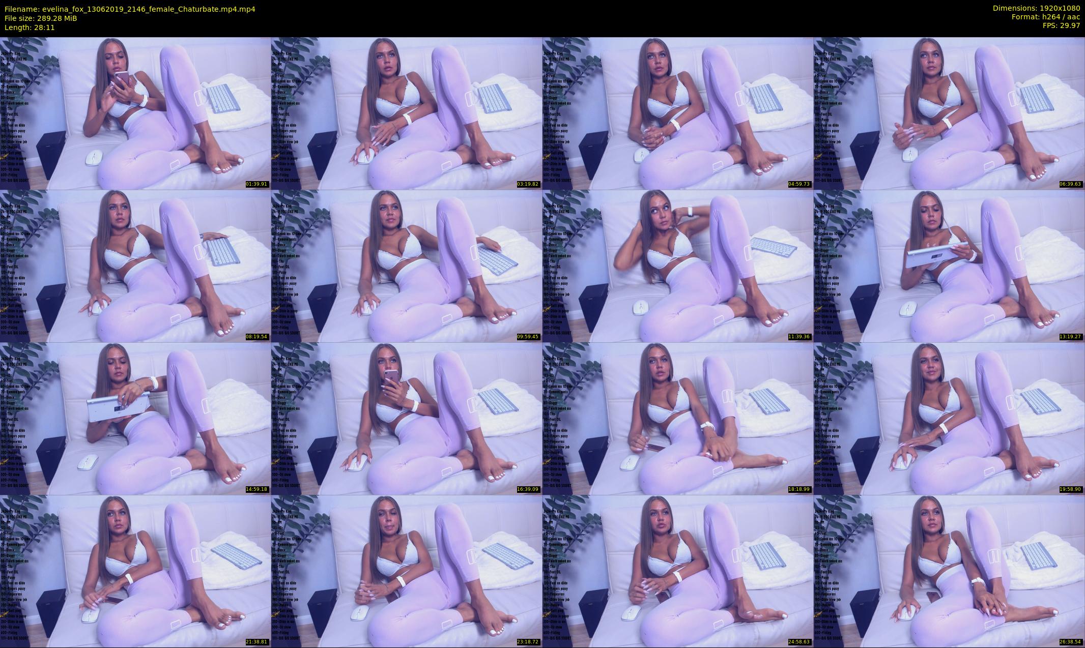 evelina_fox — 29 minute Chaturbate female cam show recording, 1080p, Jun 13, 2019