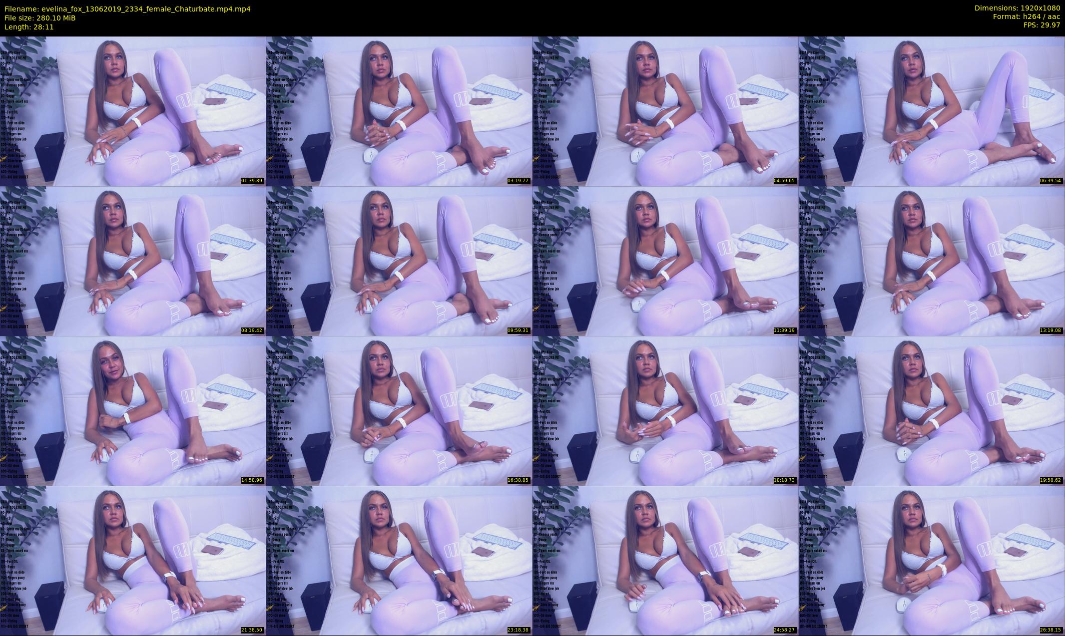 evelina_fox — 29 minute Chaturbate female cam show recording, 1080p, Jun 13, 2019
