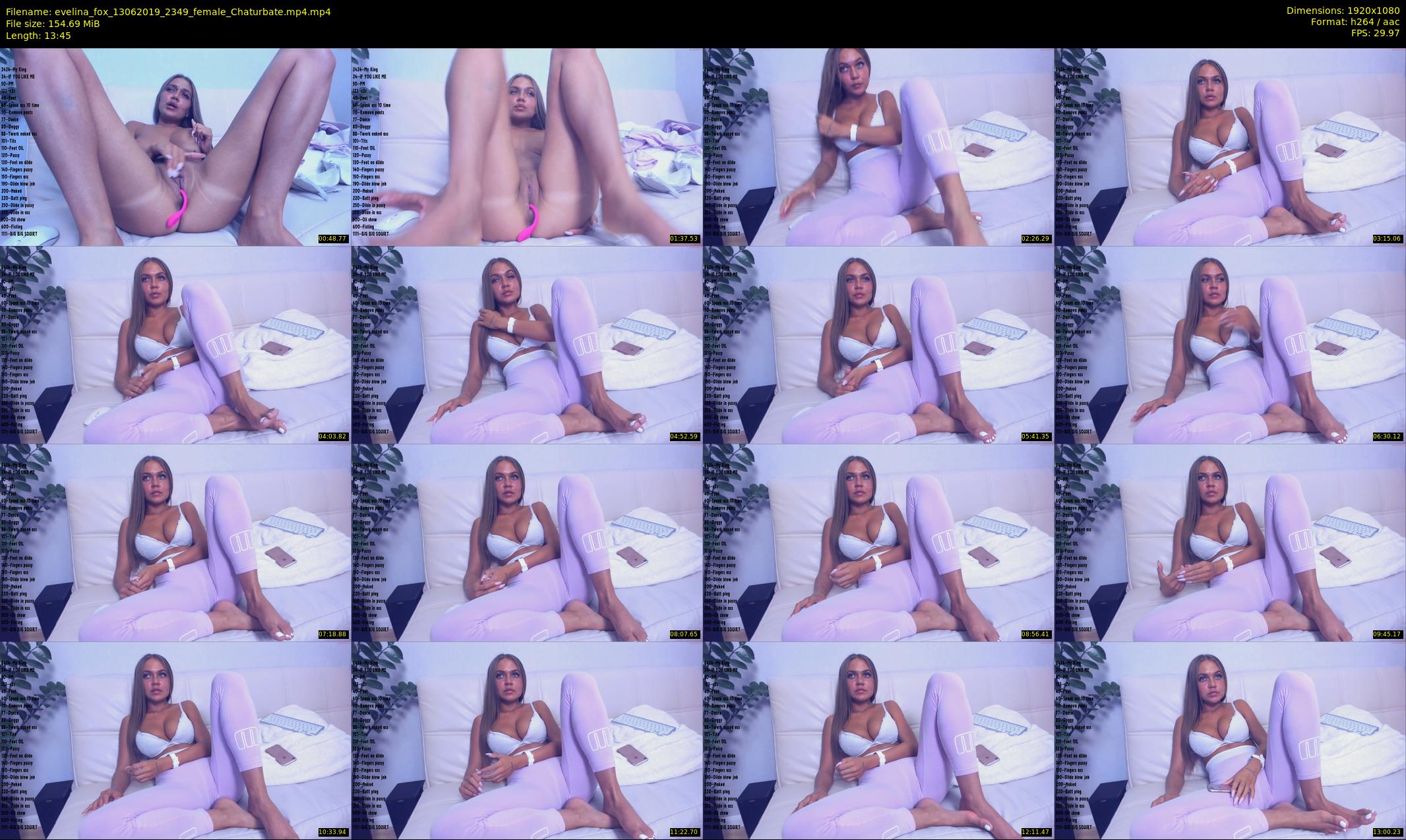 evelina_fox — 14 minute Chaturbate female cam show recording, 1080p, Jun 13, 2019