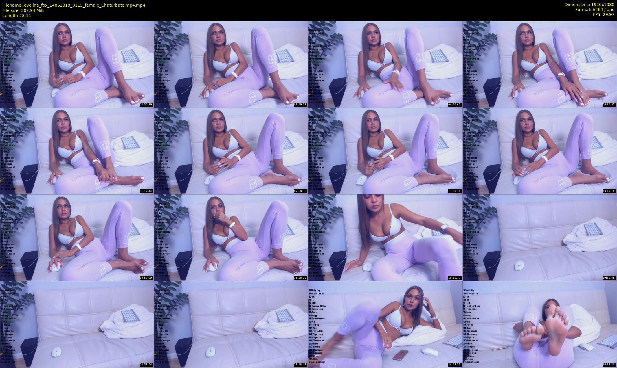 evelina_fox — 29 minute Chaturbate female cam show recording, 1080p, Jun 14, 2019