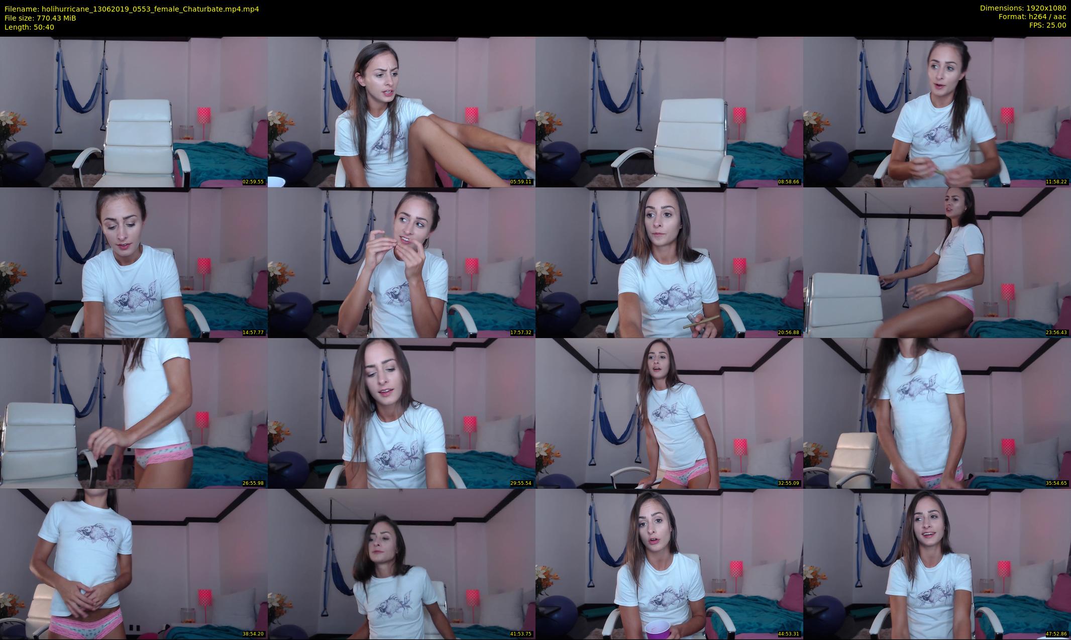 holihurricane — 51 minute Chaturbate female cam show recording, 1080p, Jun 13, 2019