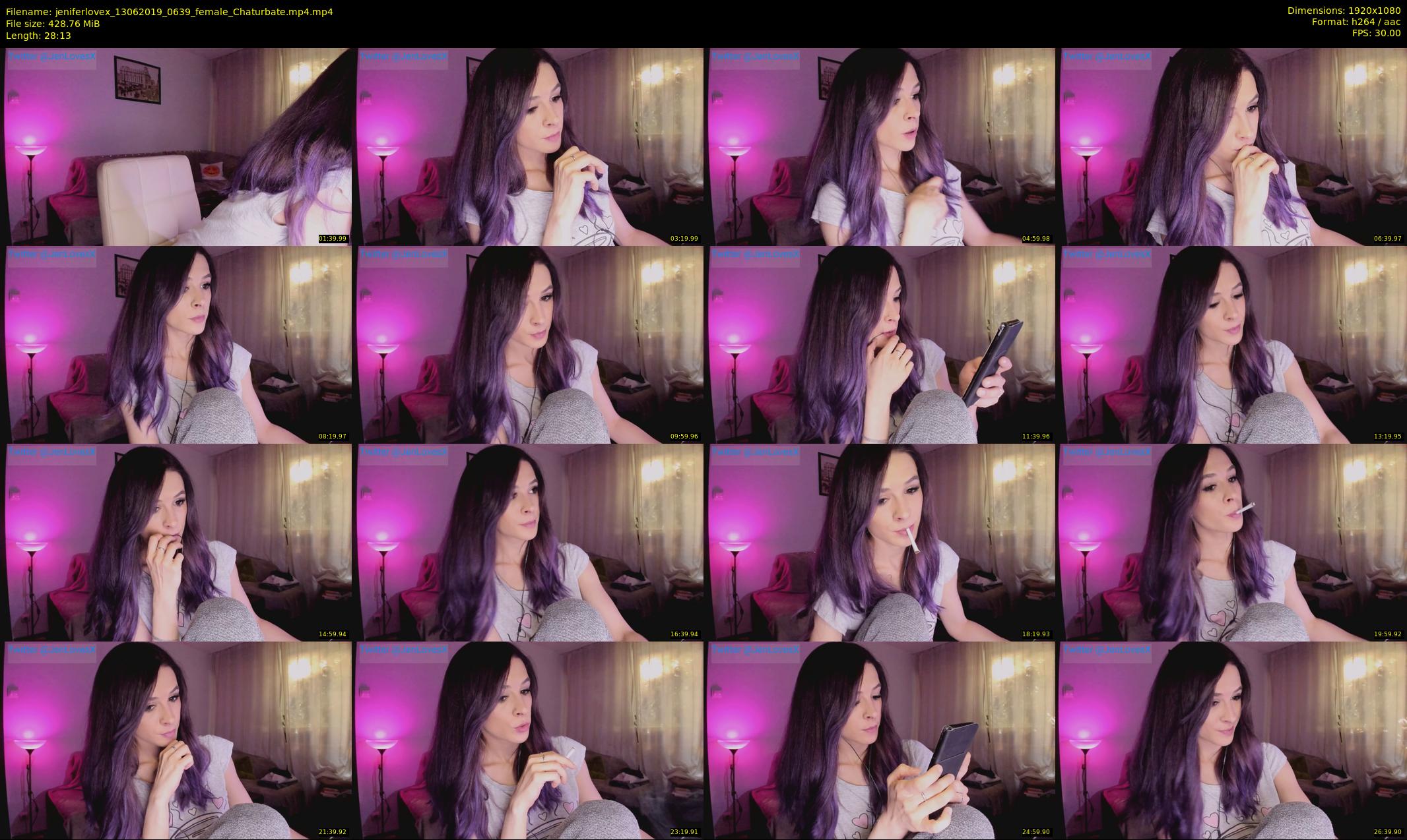 jeniferlovex — 29 minute Chaturbate female cam show recording, 1080p, Jun 13, 2019