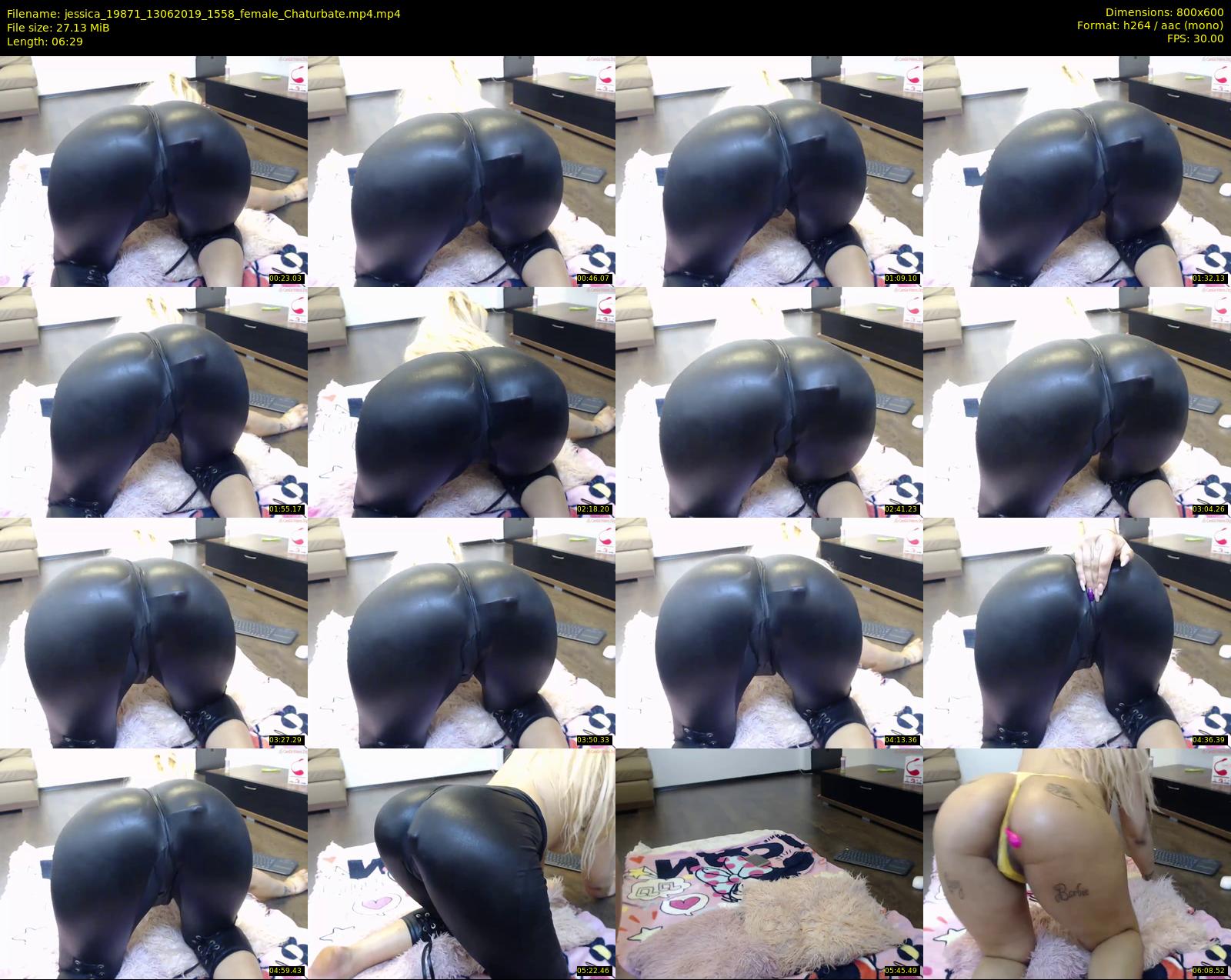 jessica_19871 — 7 minute Chaturbate female cam show recording, 480p, Jun 13, 2019