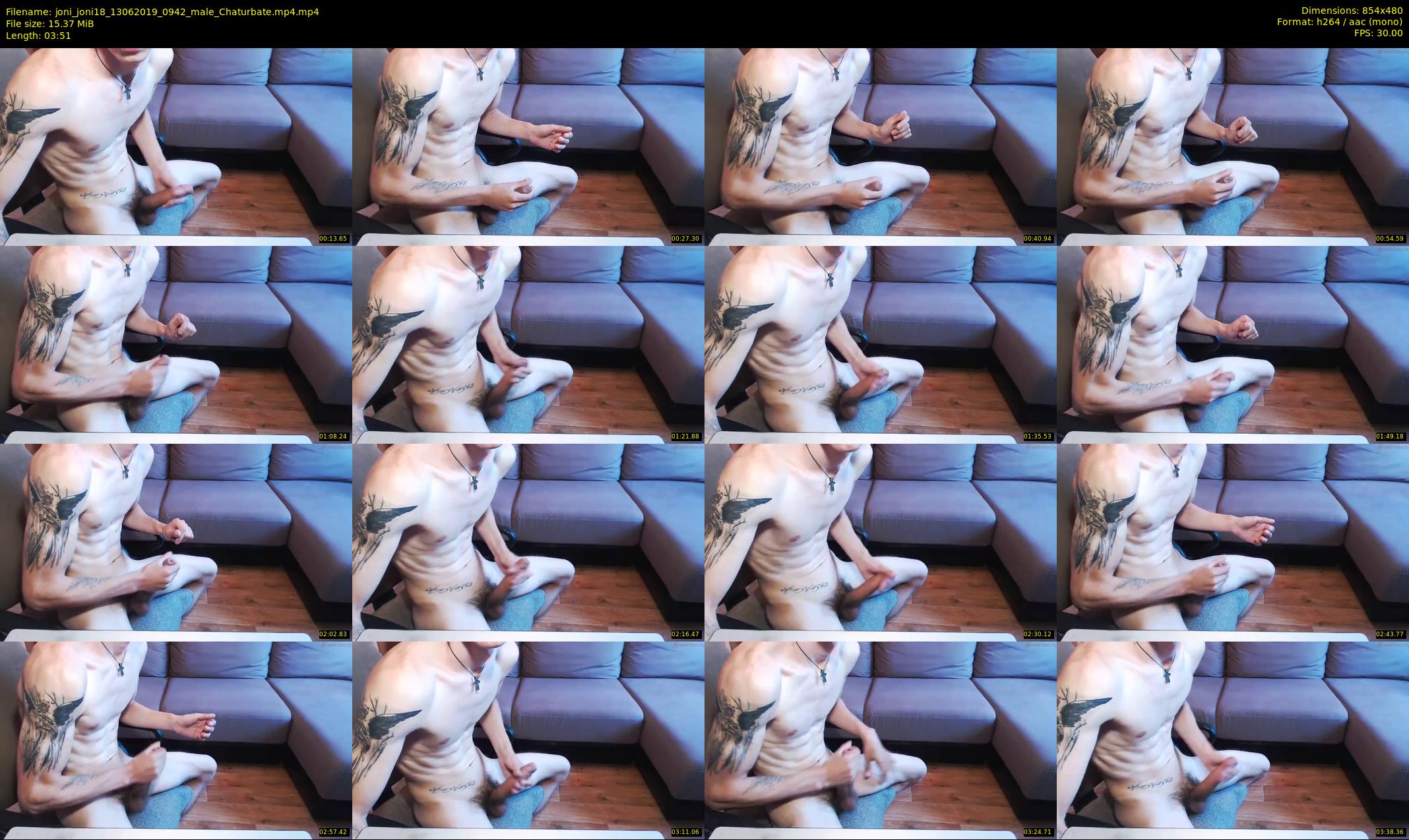 joni_joni18 — 4 minute Chaturbate male cam show recording, 480p, Jun 13, 2019