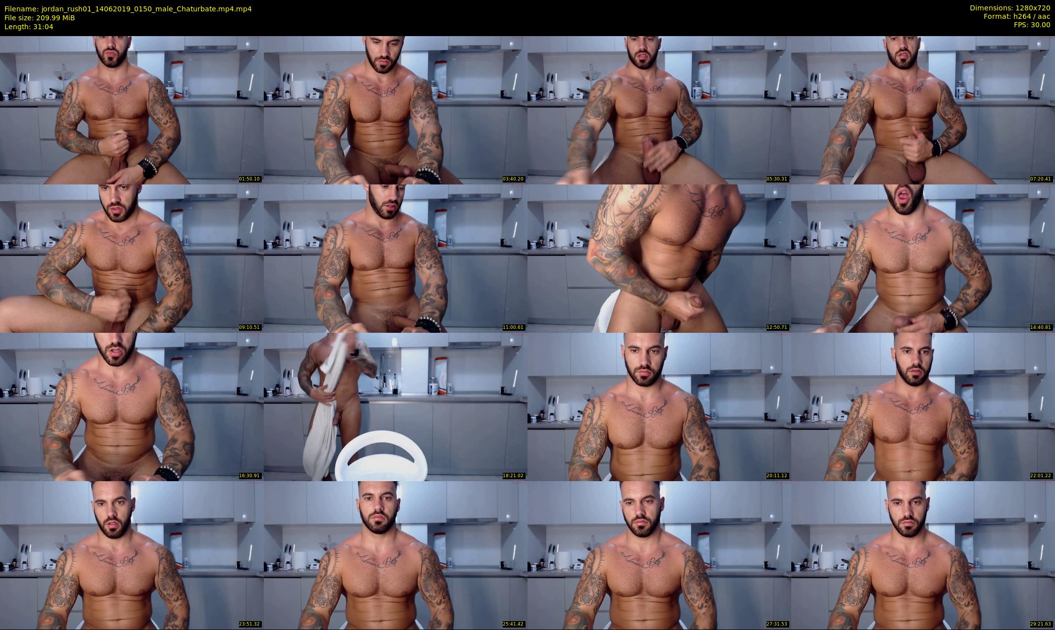 jordan_rush01 — 32 minute Chaturbate male cam show recording, 720p, Jun 14, 2019