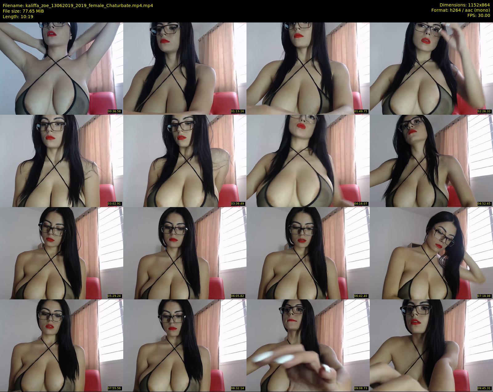 kaliffa_zoe — 11 minute Chaturbate female cam show recording, 720p, Jun 13, 2019