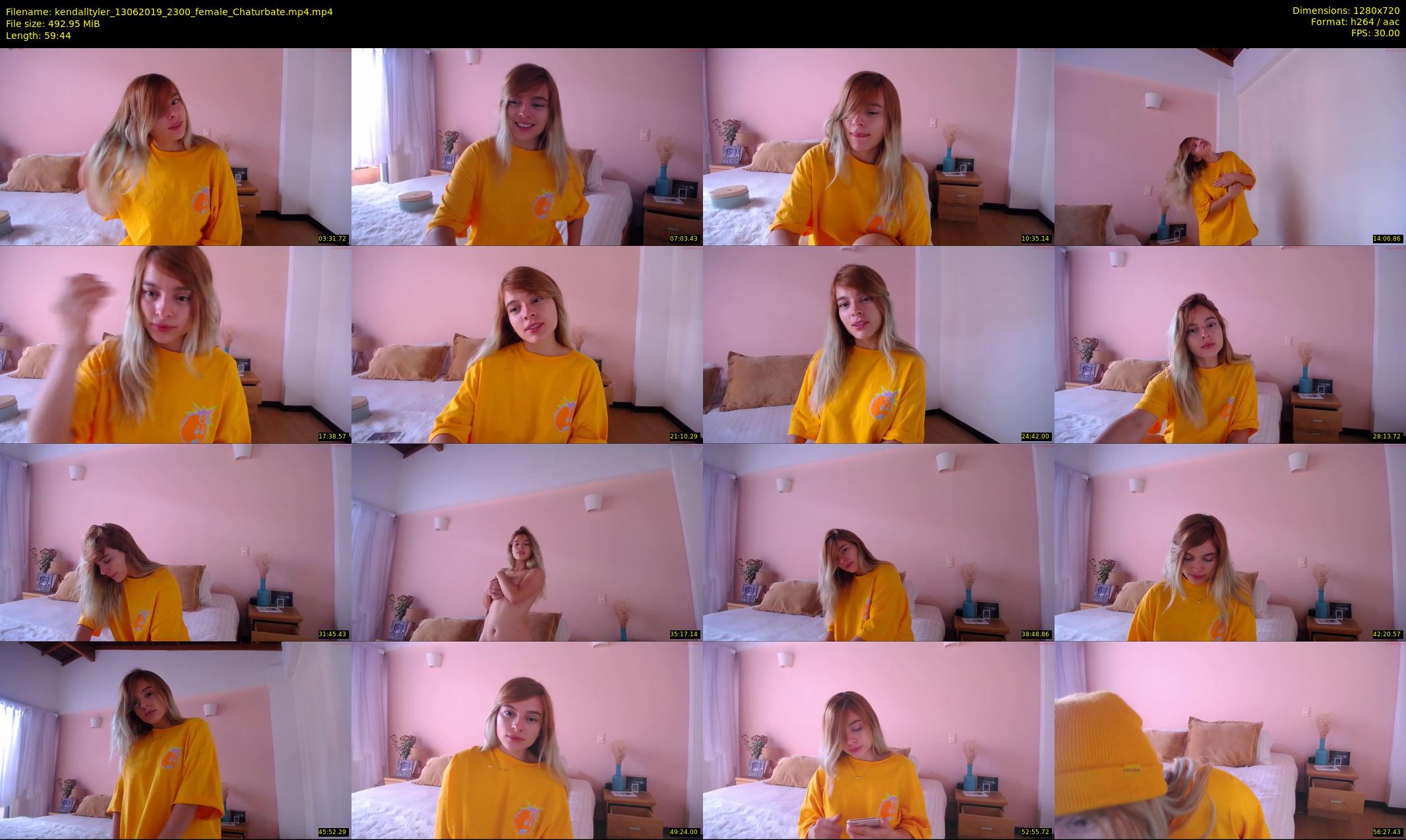 kendalltyler — 60 minute Chaturbate female cam show recording, 720p, Jun 13, 2019