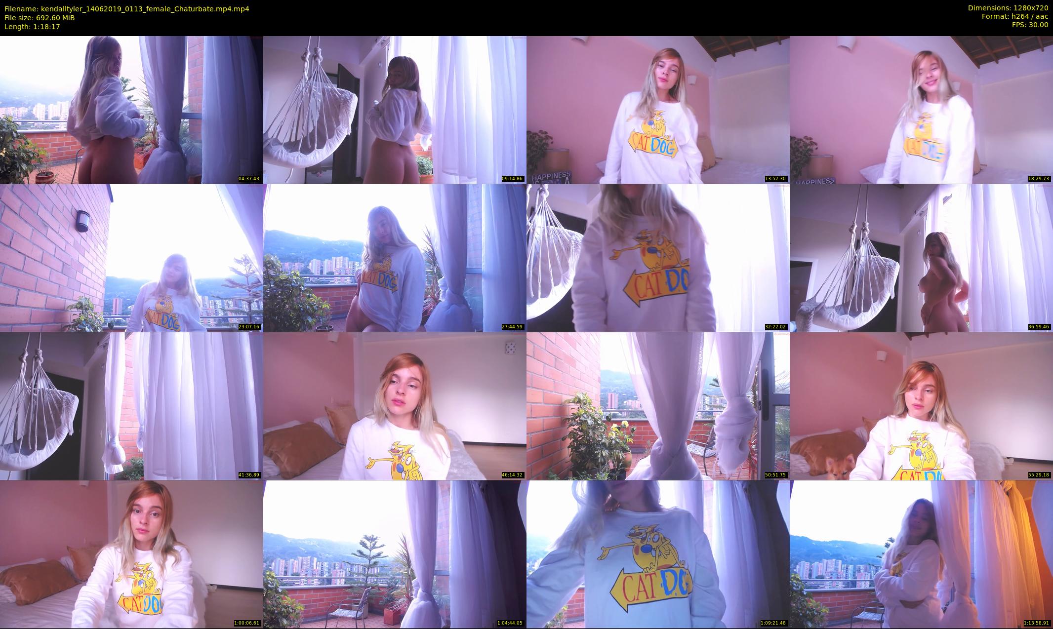 kendalltyler — 79 minute Chaturbate female cam show recording, 720p, Jun 14, 2019