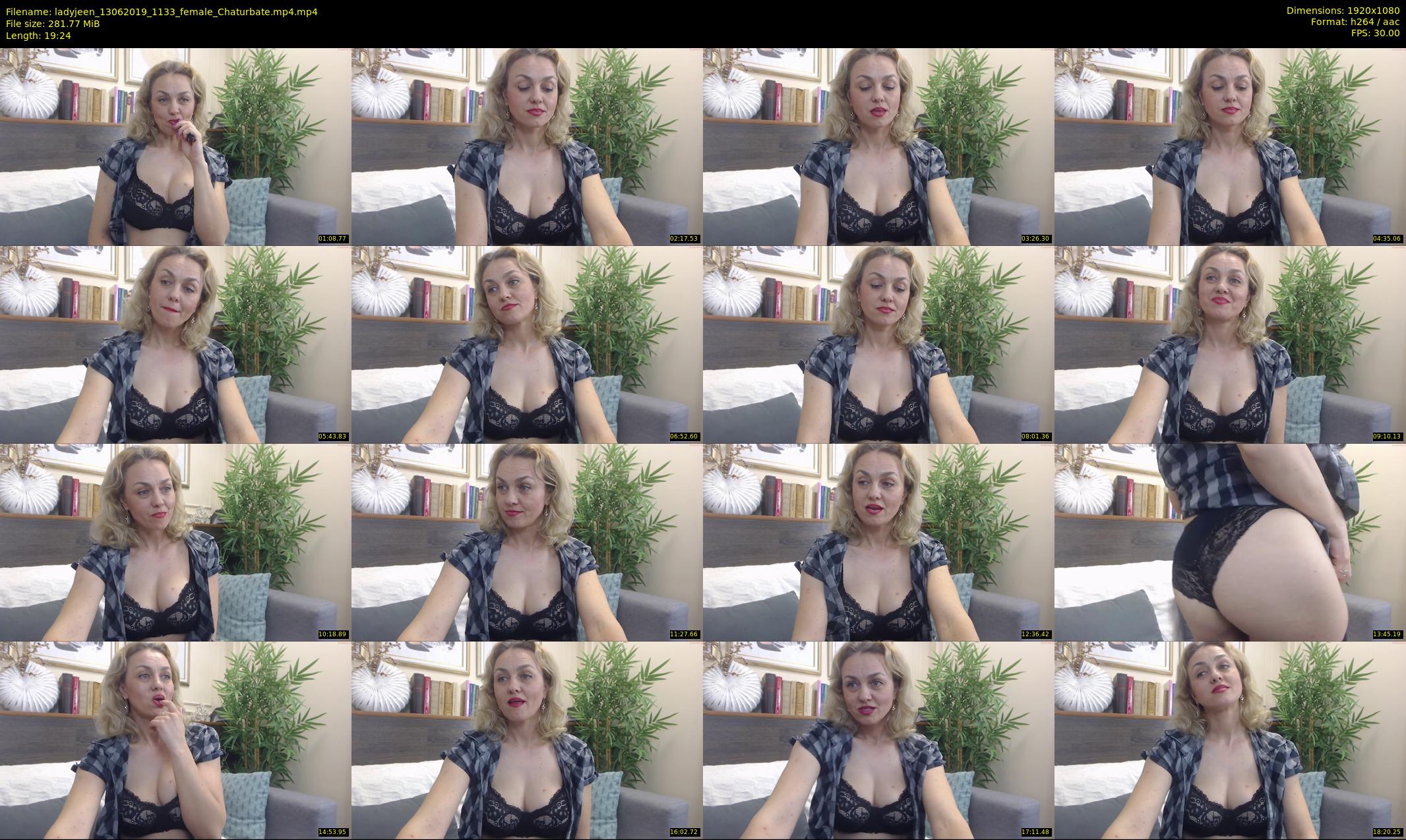 ladyjeen — 20 minute Chaturbate female cam show recording, 1080p, Jun 13, 2019