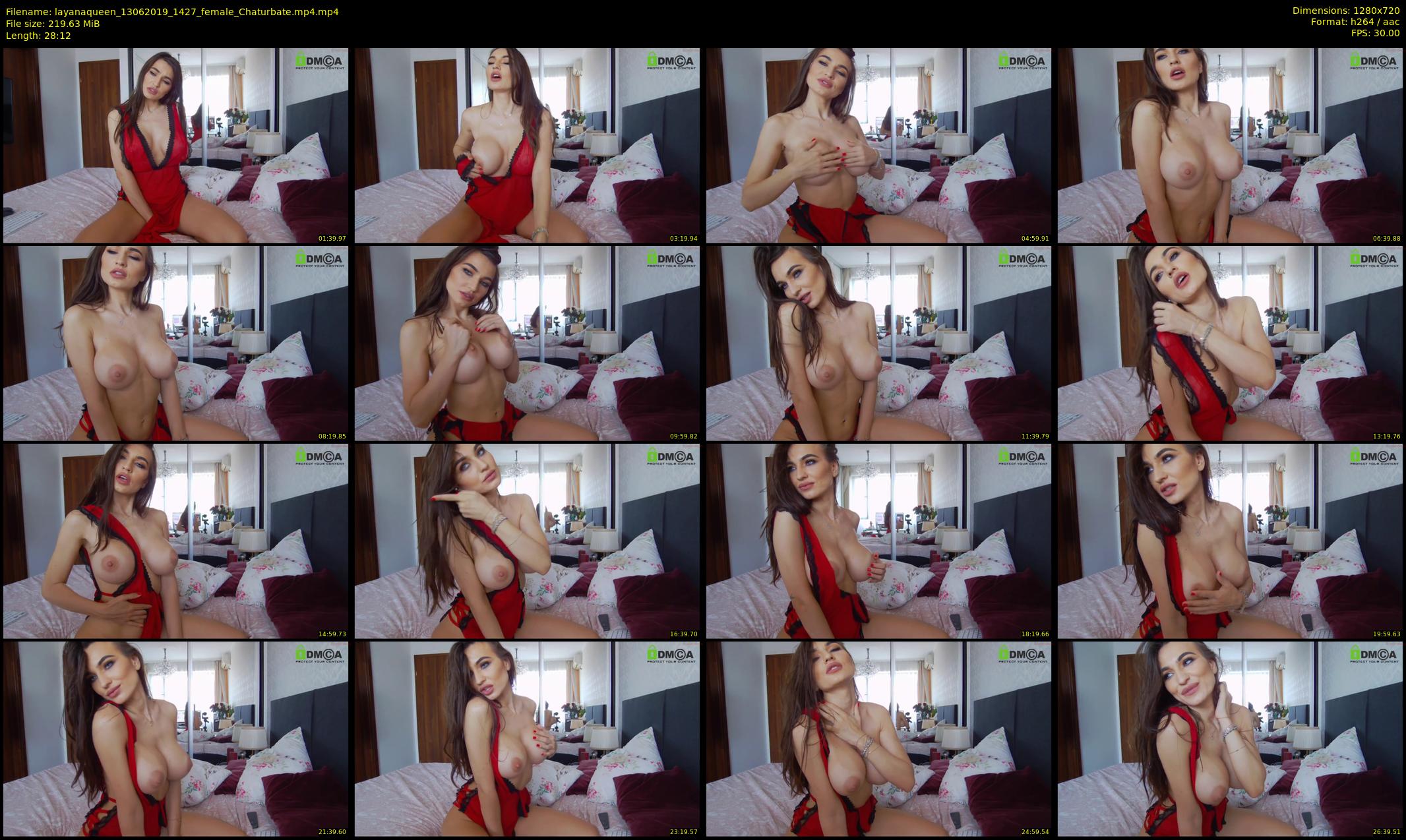 layanaqueen — 29 minute Chaturbate female cam show recording, 720p, Jun 13, 2019