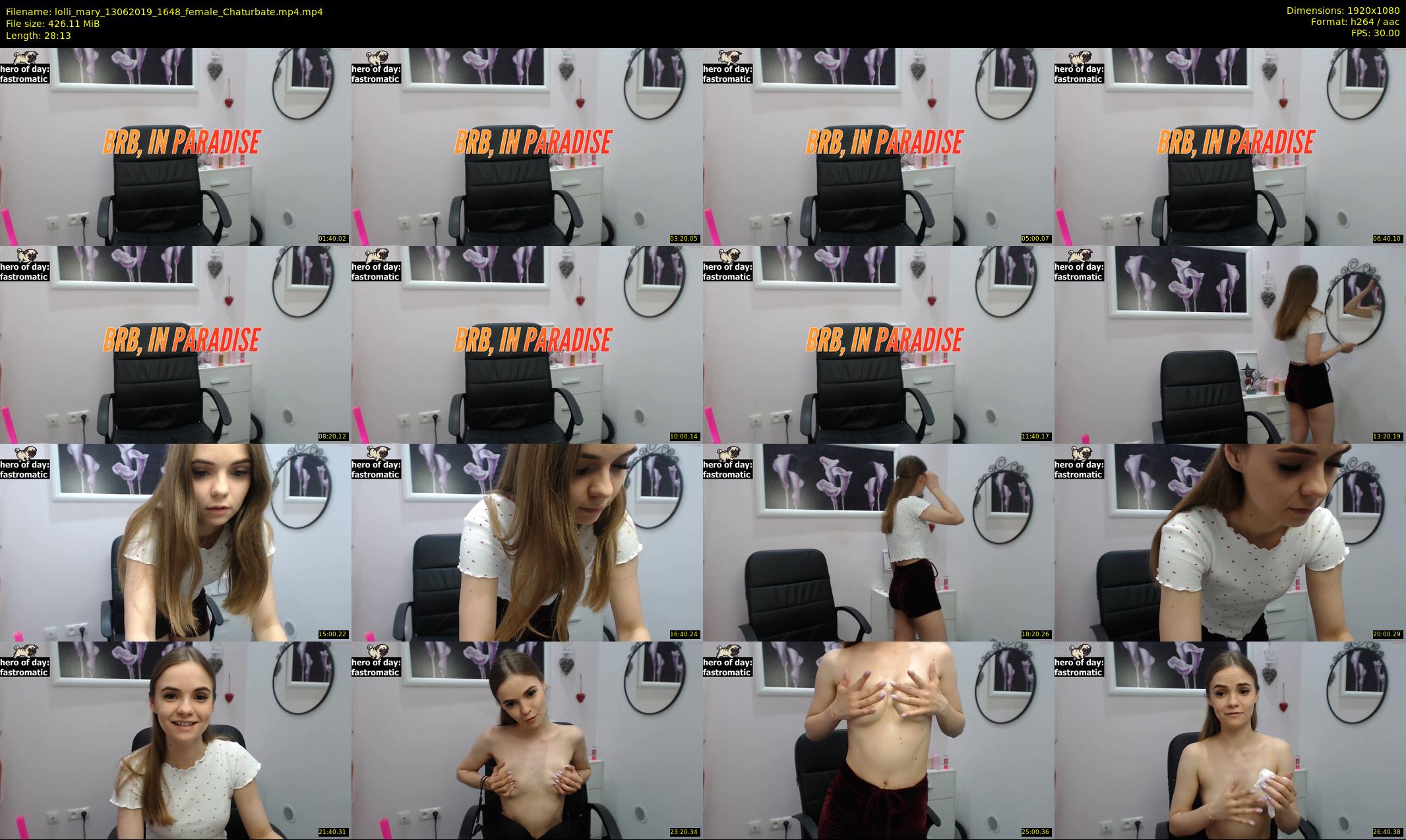 lolli_mary — 29 minute Chaturbate female cam show recording, 1080p, Jun 13, 2019