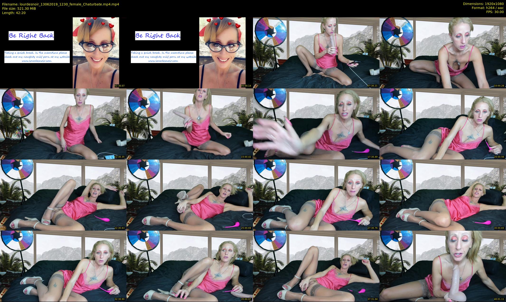 lourdesnoir — 43 minute Chaturbate female cam show recording, 1080p, Jun 13, 2019
