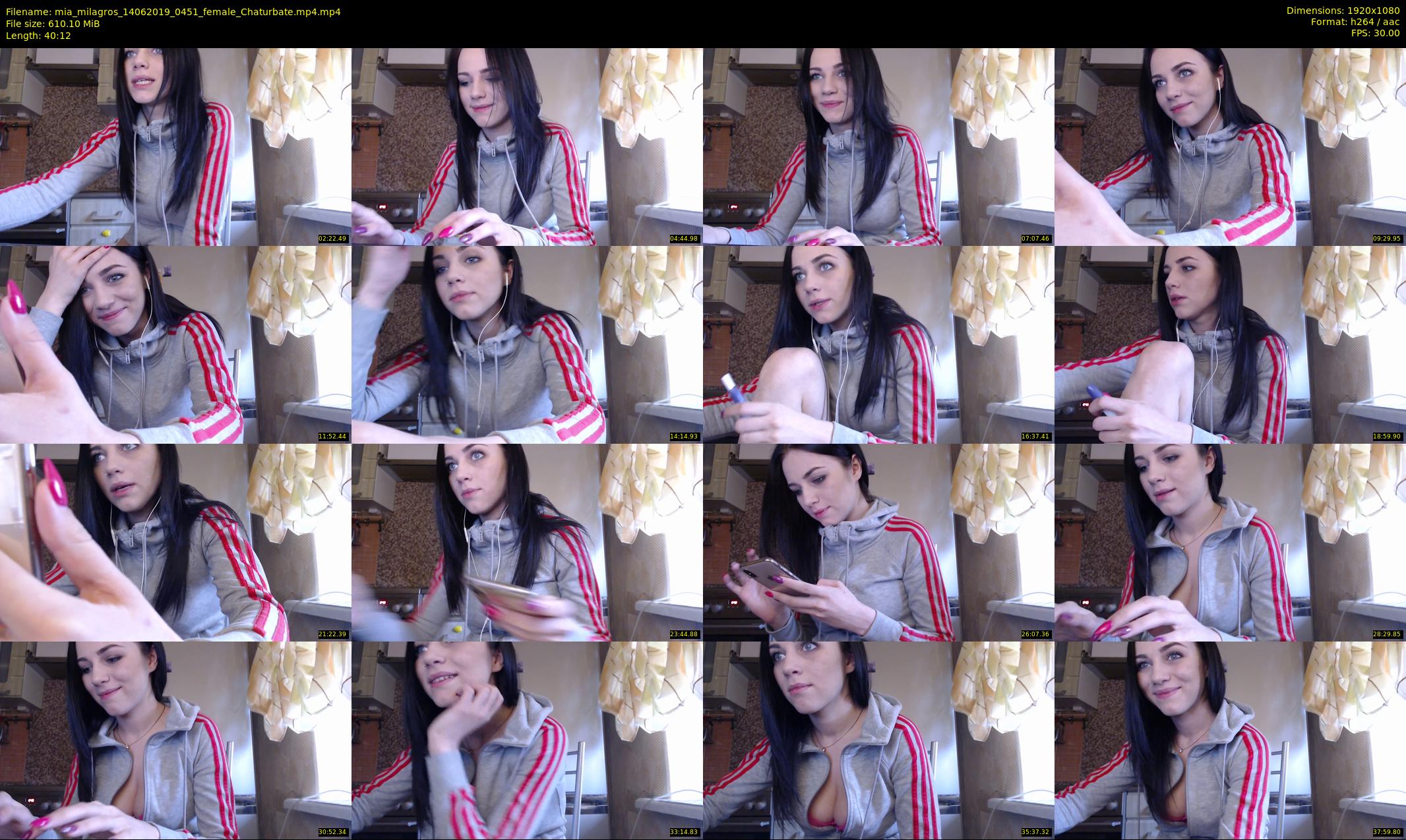 mia_milagros — 41 minute Chaturbate female cam show recording, 1080p, Jun 14, 2019