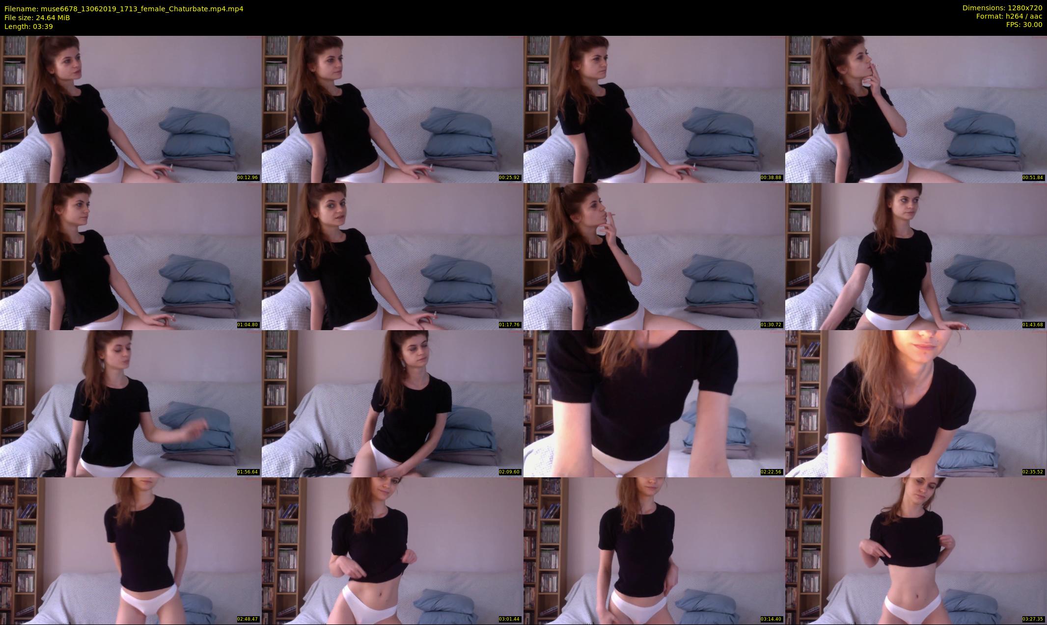 muse6678 — 4 minute Chaturbate female cam show recording, 720p, Jun 13, 2019