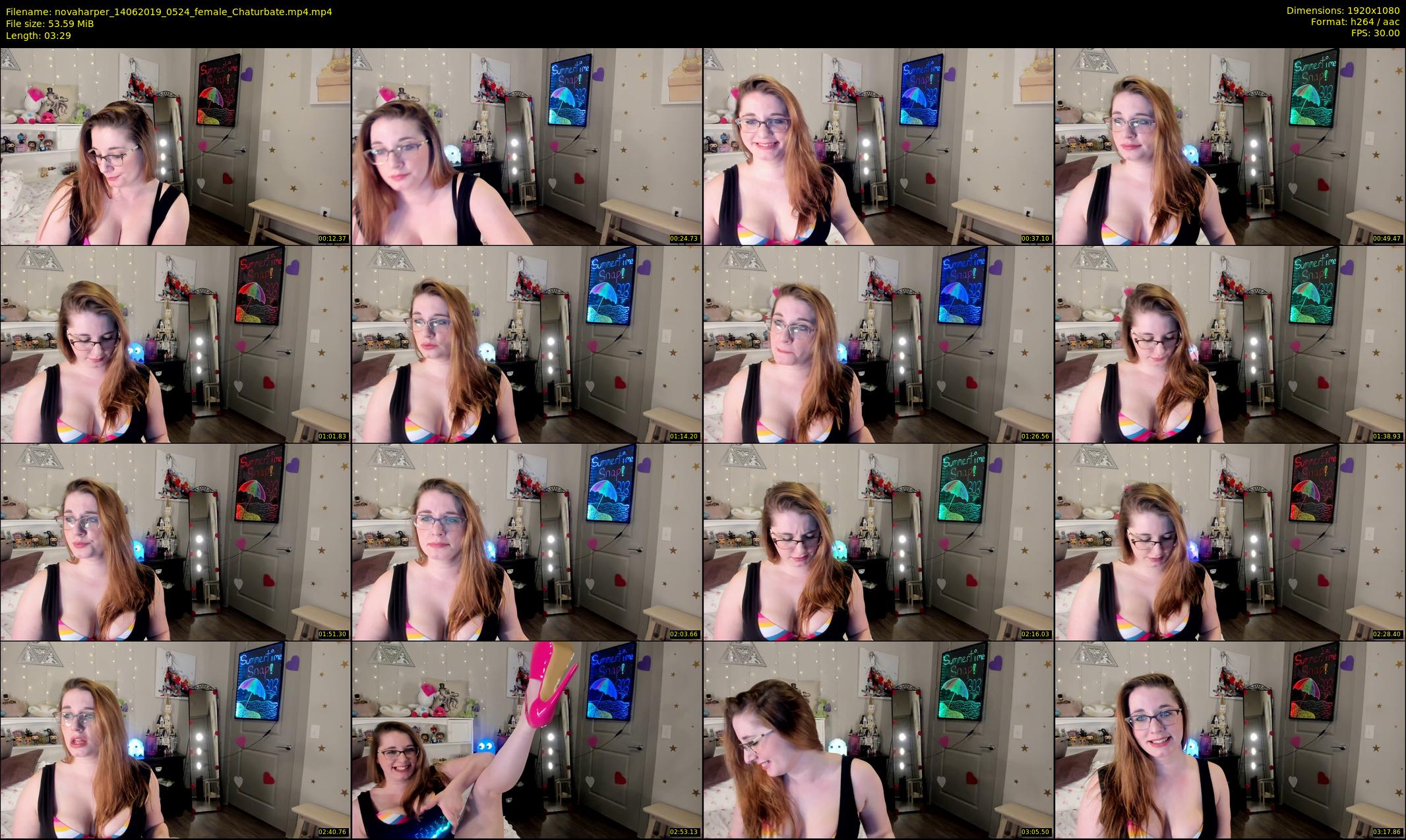 novaharper — 4 minute Chaturbate female cam show recording, 1080p, Jun 14, 2019