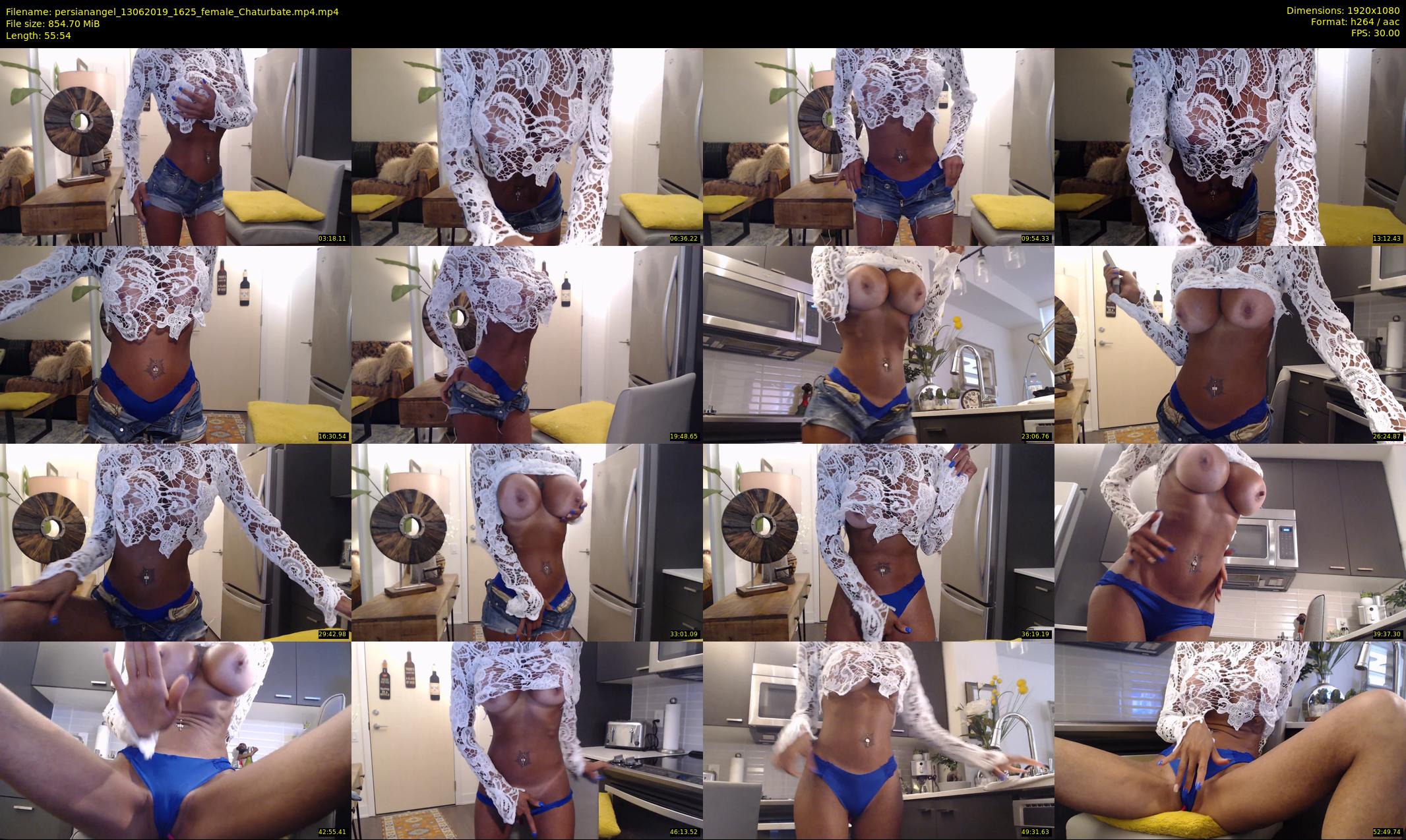 persianangel — 56 minute Chaturbate female cam show recording, 1080p, Jun 13, 2019