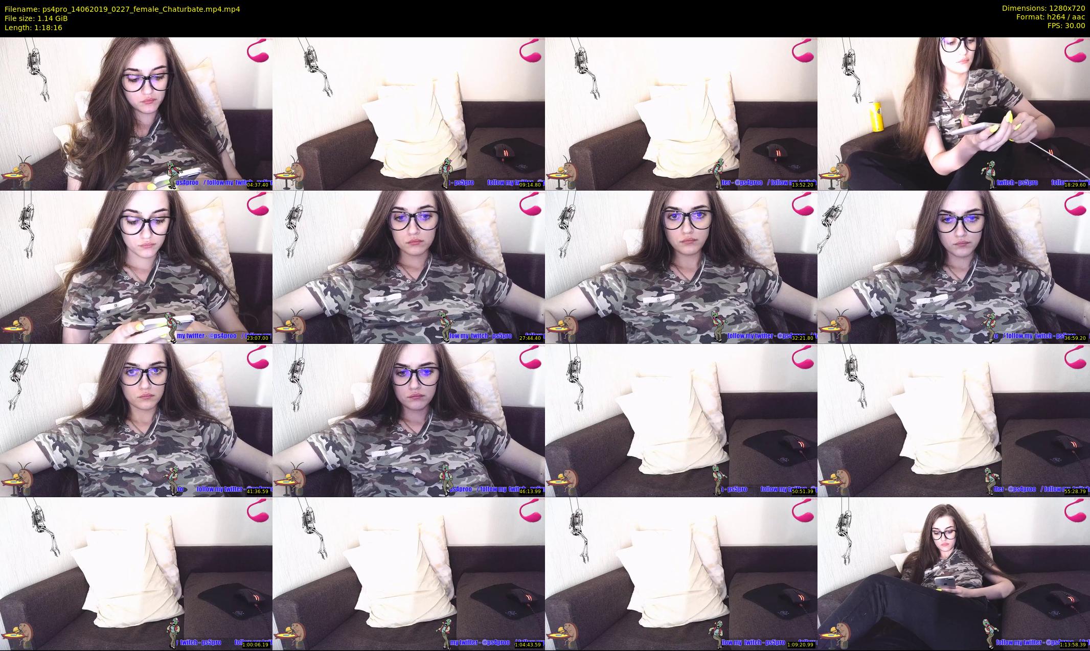 ps4pro — 79 minute Chaturbate female cam show recording, 720p, Jun 14, 2019