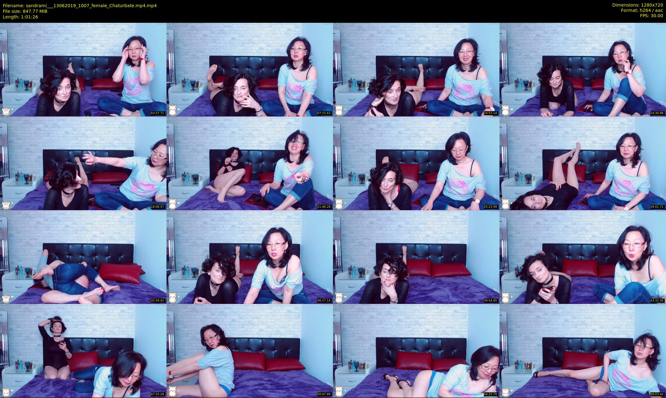 sandrami__ — 62 minute Chaturbate female cam show recording, 720p, Jun 13, 2019