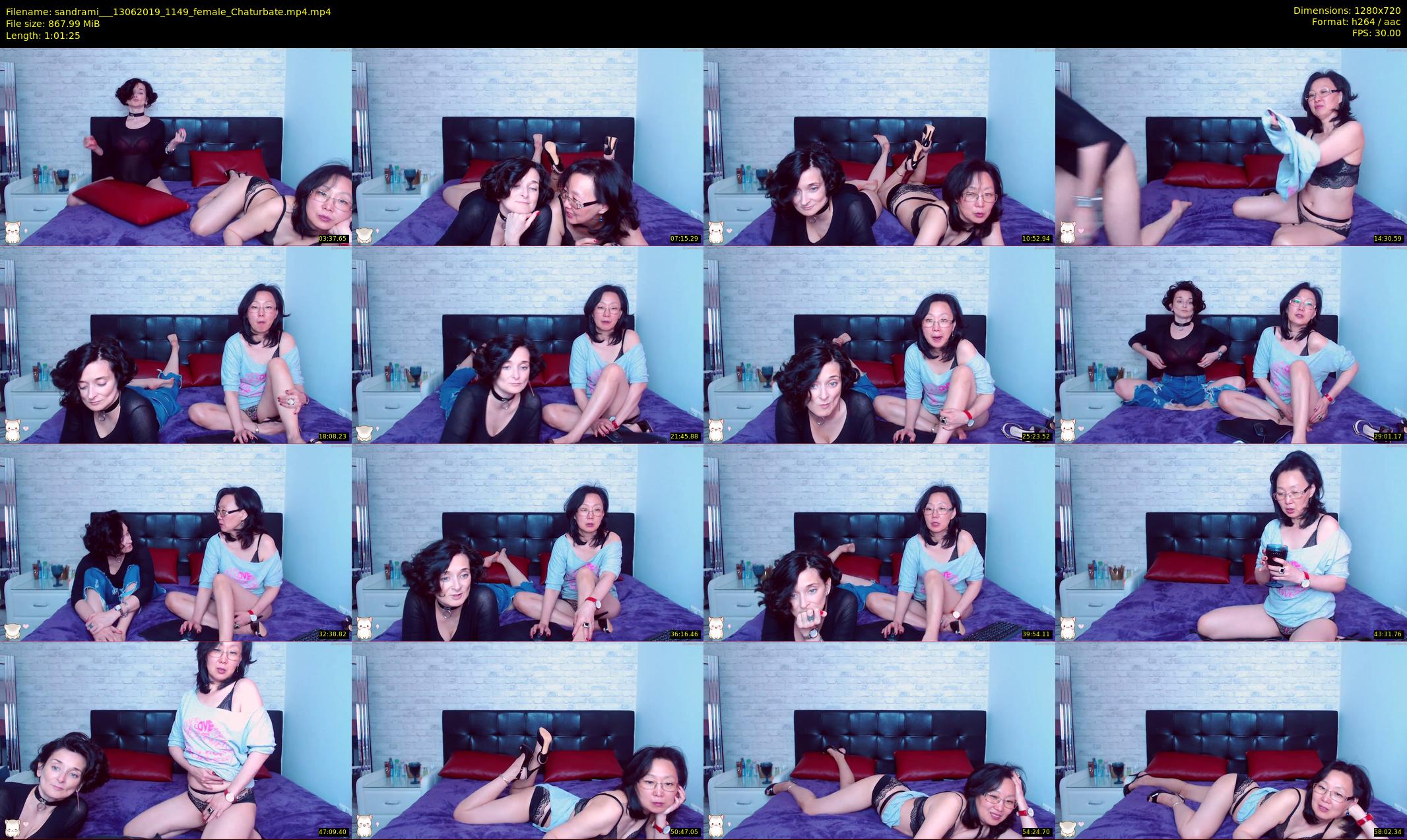 sandrami__ — 62 minute Chaturbate female cam show recording, 720p, Jun 13, 2019