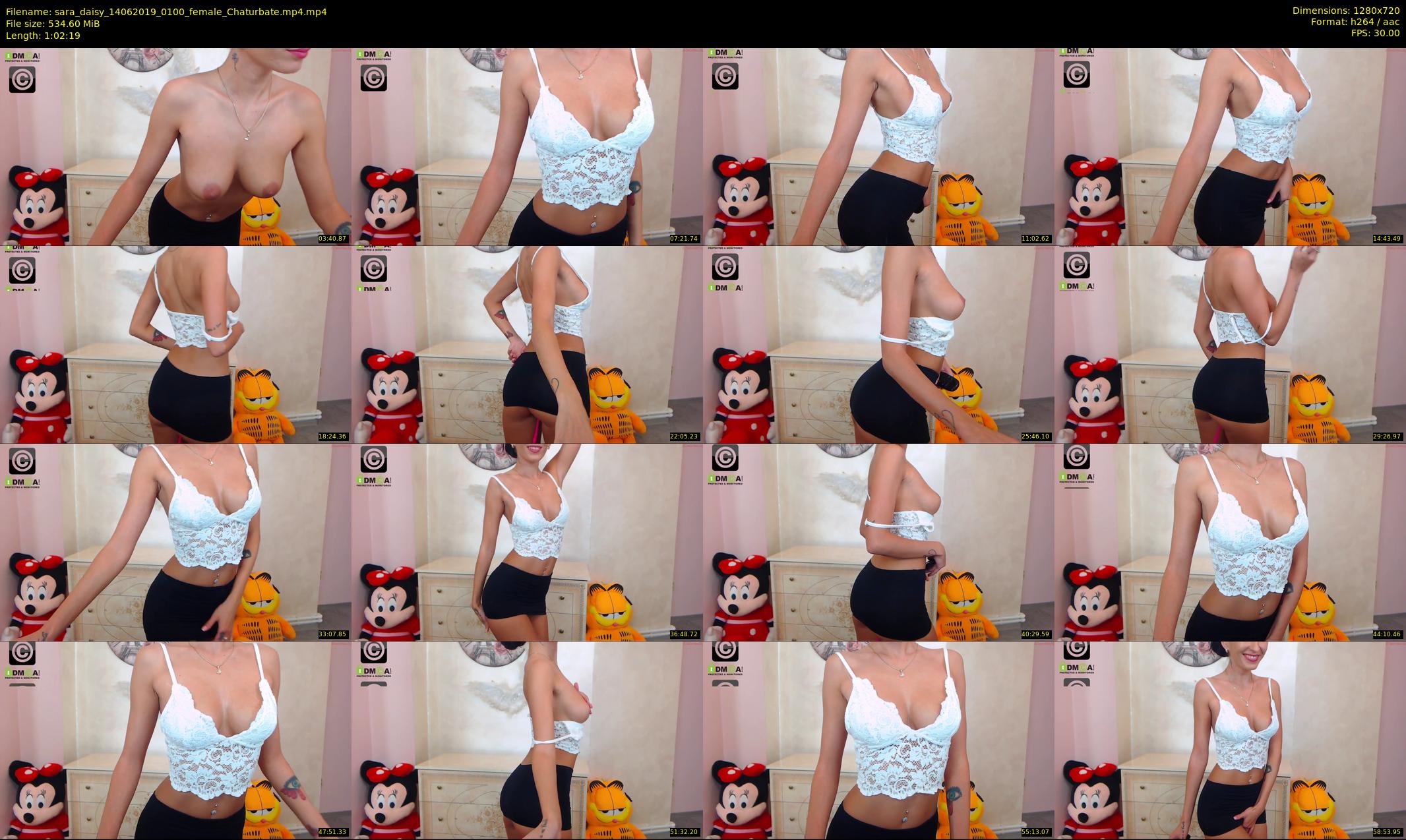 sara_daisy — 63 minute Chaturbate female cam show recording, 720p, Jun 14, 2019