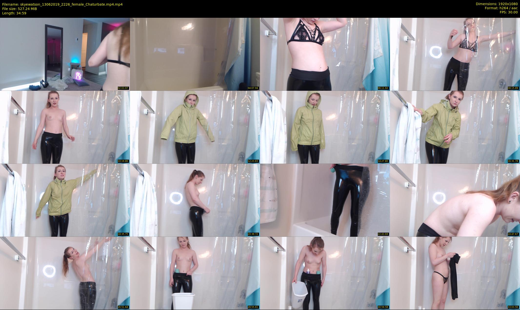 skyewatson — 35 minute Chaturbate female cam show recording, 1080p, Jun 13, 2019