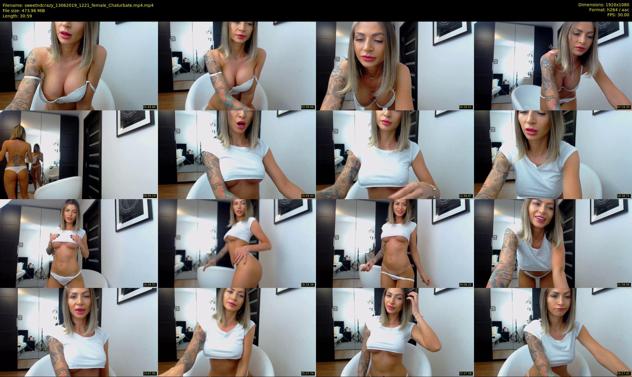 sweetndcrazy — 31 minute Chaturbate female cam show recording, 1080p, Jun 13, 2019