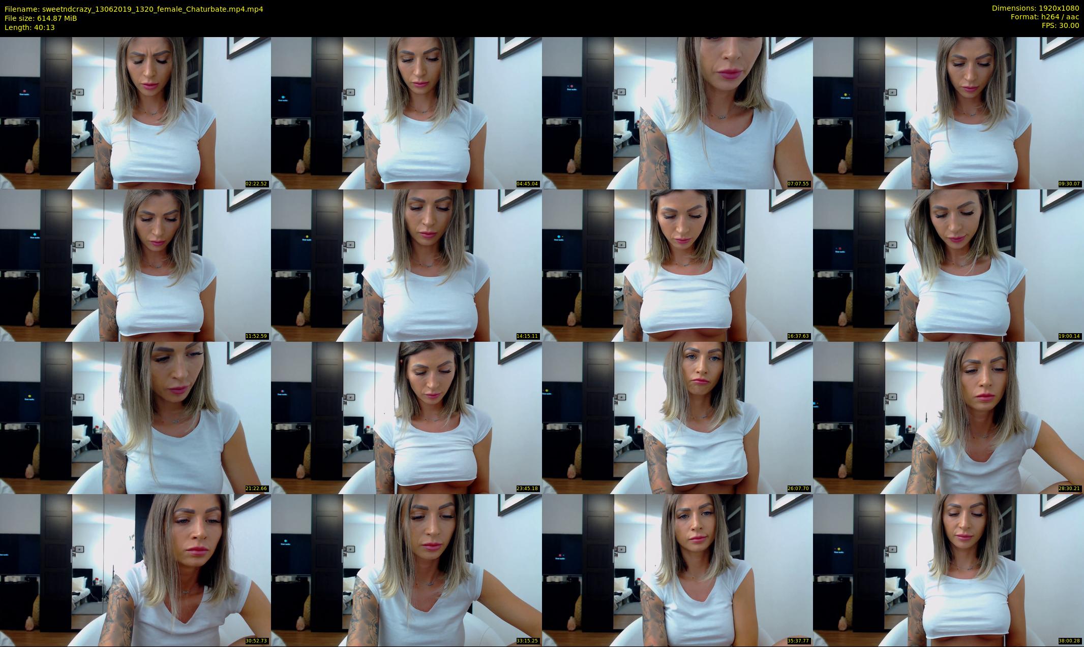 sweetndcrazy — 41 minute Chaturbate female cam show recording, 1080p, Jun 13, 2019