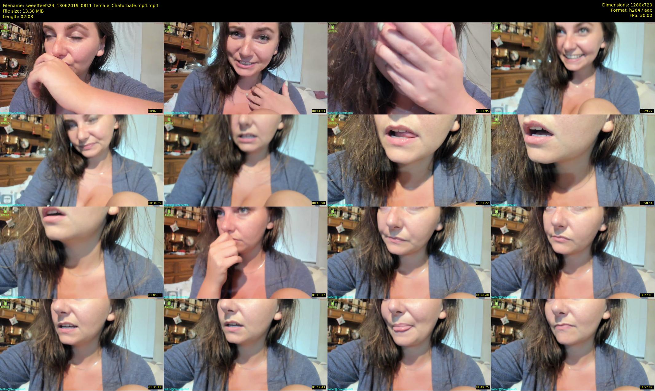 sweetteets24 — 3 minute Chaturbate female cam show recording, 720p, Jun 13, 2019