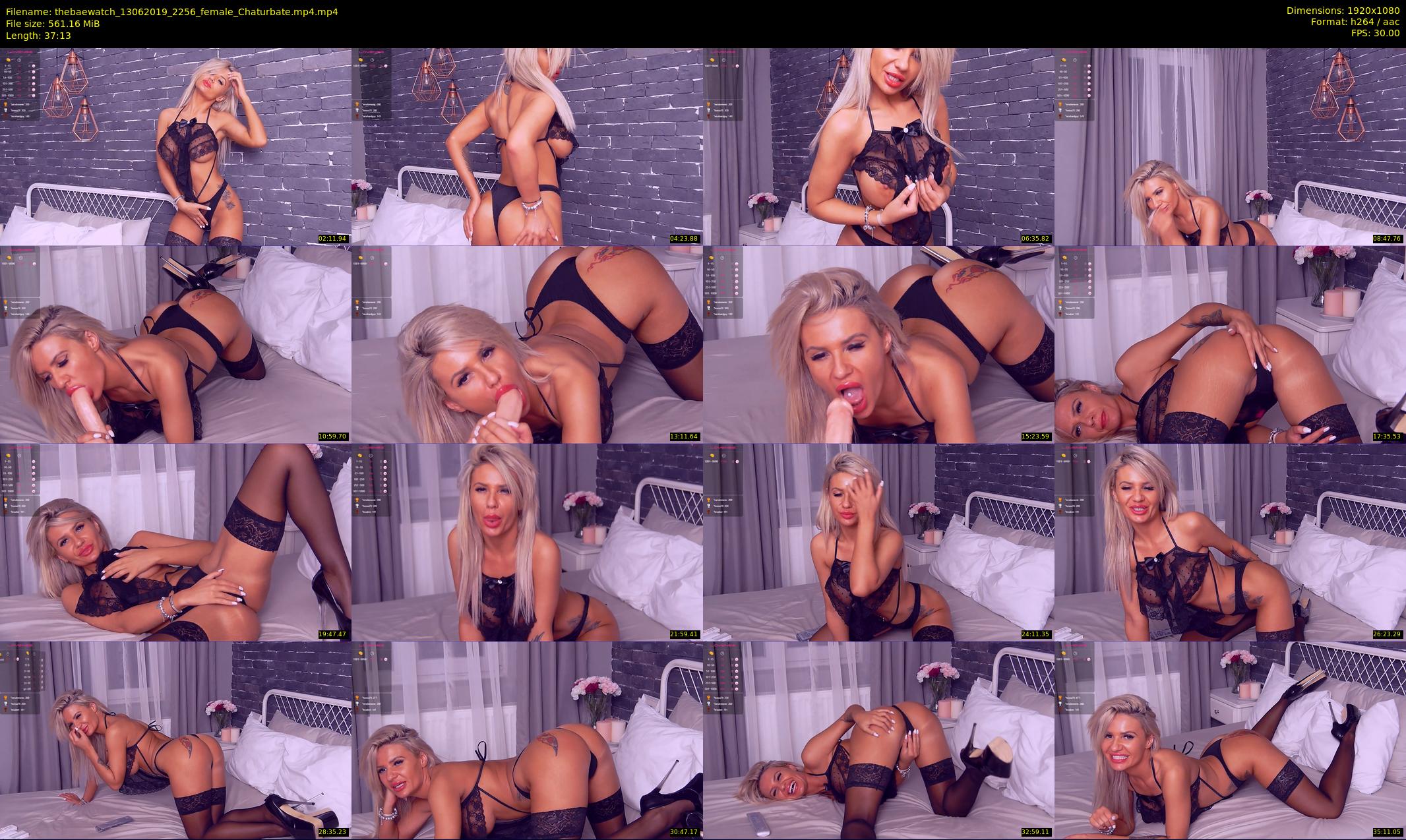 thebaewatch — 38 minute Chaturbate female cam show recording, 1080p, Jun 13, 2019