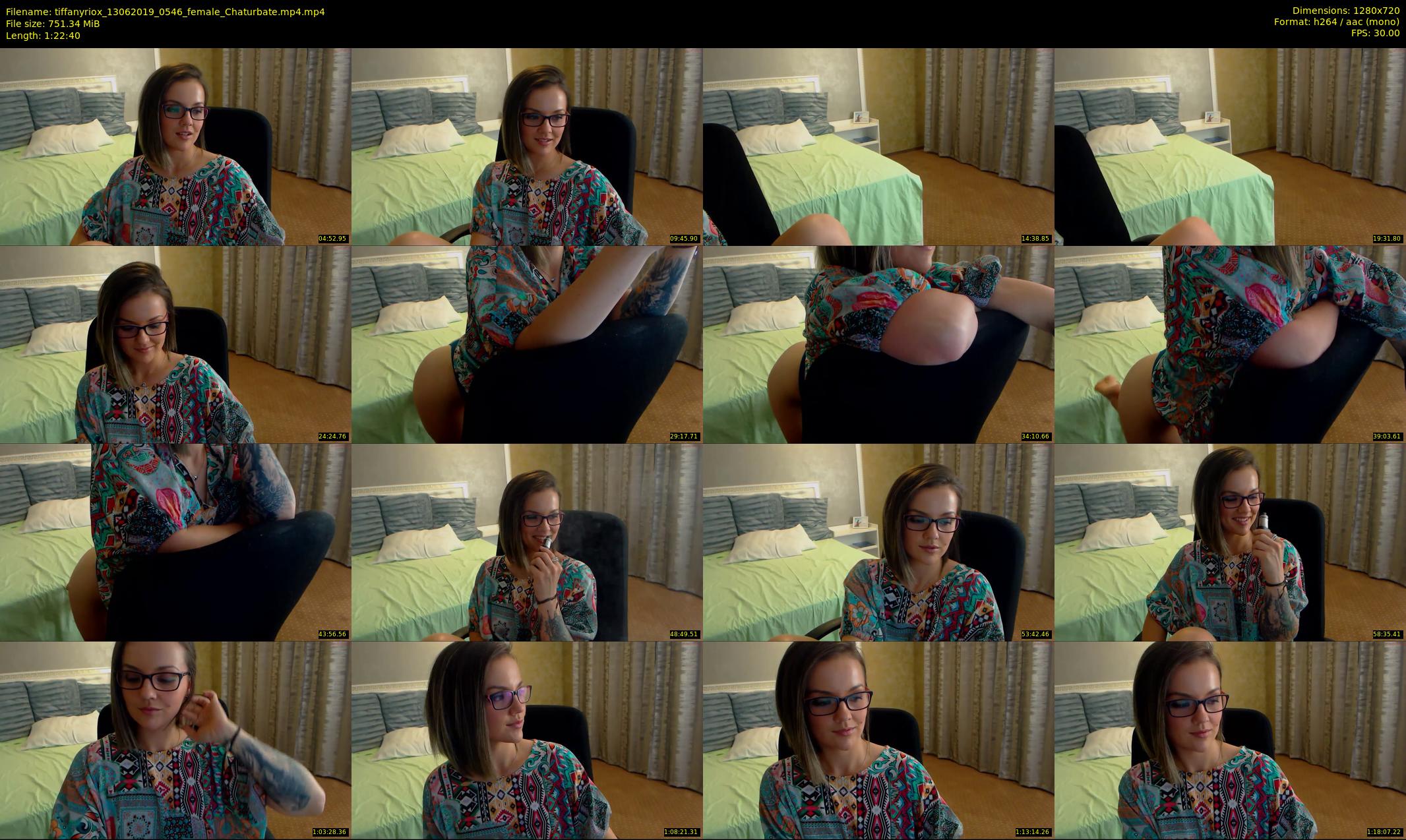 tiffanyriox — 83 minute Chaturbate female cam show recording, 720p, Jun 13, 2019