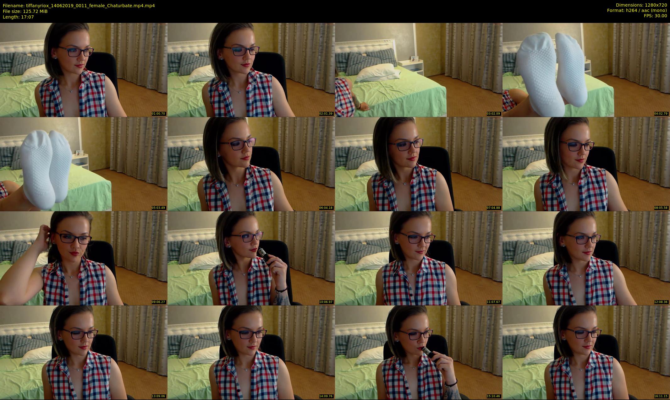 tiffanyriox — 18 minute Chaturbate female cam show recording, 720p, Jun 14, 2019