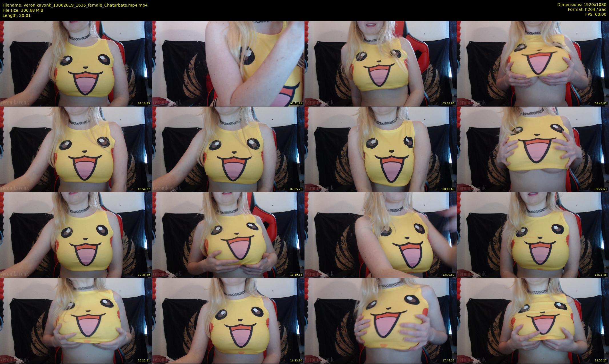 veronikavonk — 21 minute Chaturbate female cam show recording, 1080p, Jun 13, 2019