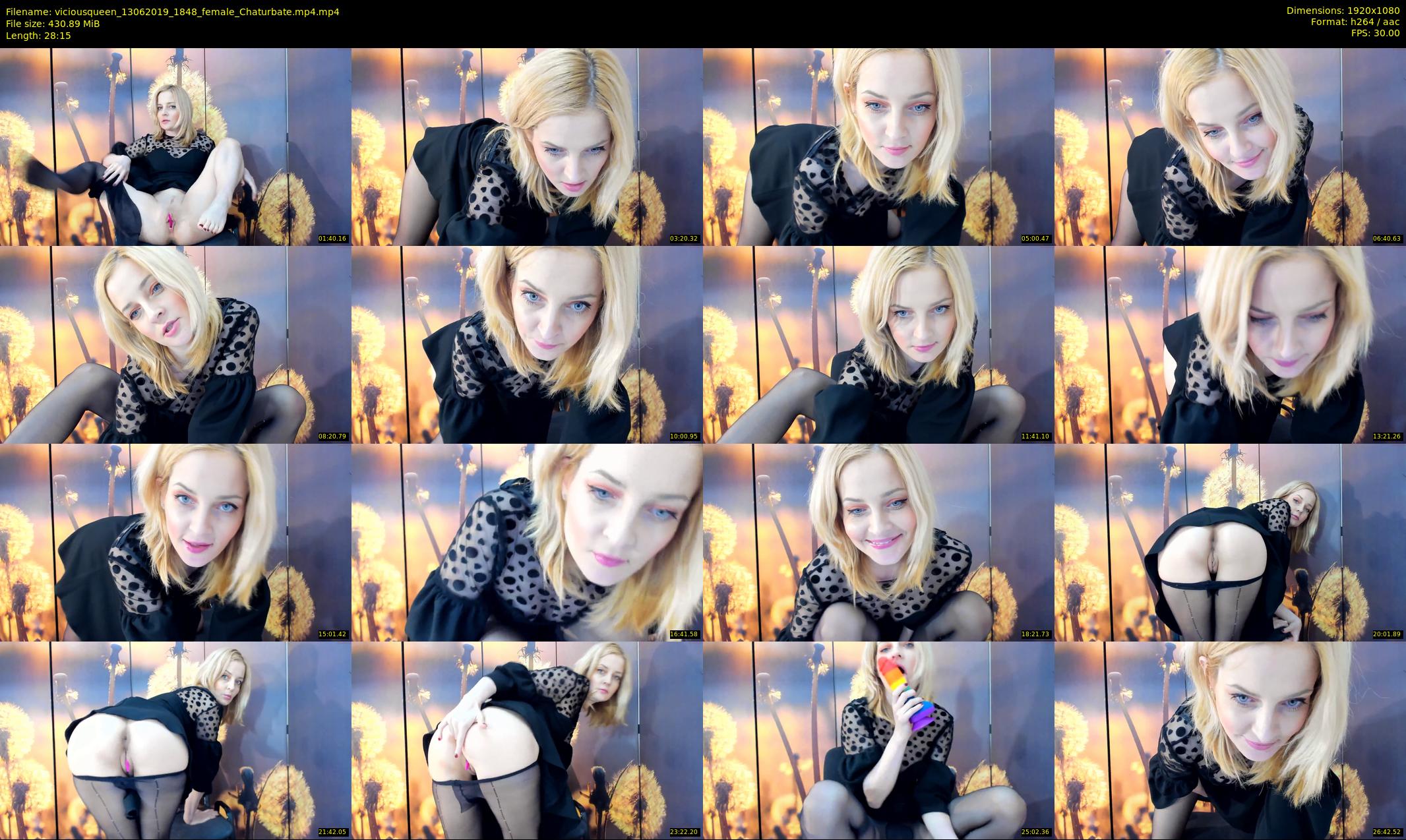 viciousqueen — 29 minute Chaturbate female cam show recording, 1080p, Jun 13, 2019