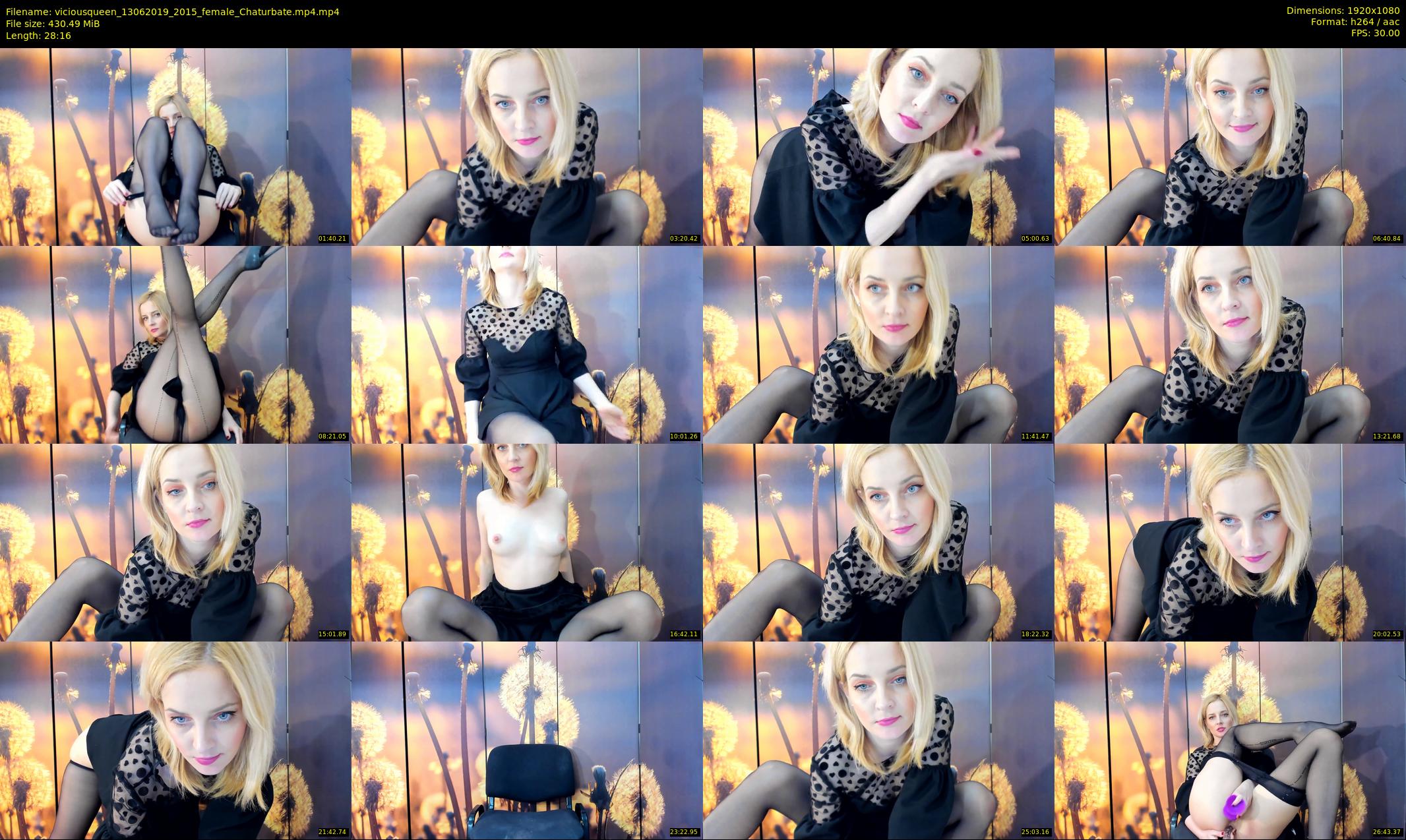 viciousqueen — 29 minute Chaturbate female cam show recording, 1080p, Jun 13, 2019